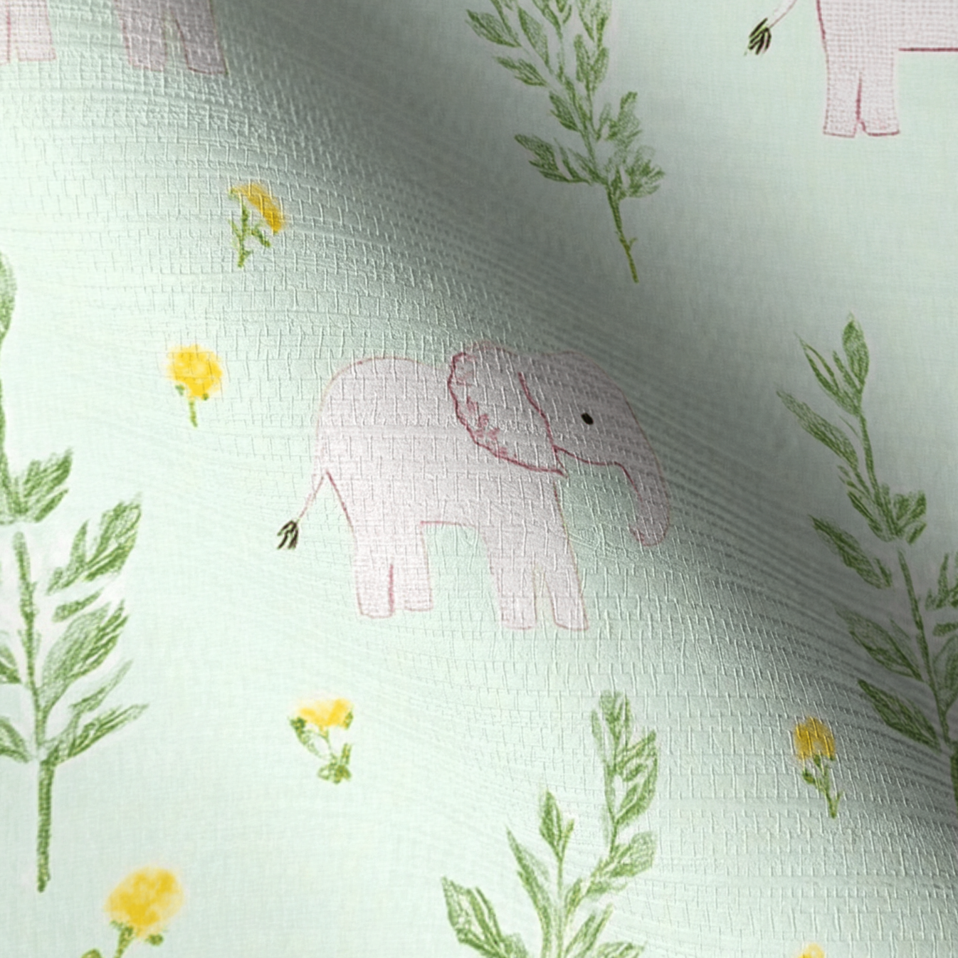 Little Giants Faux Grasscloth Wallpaper