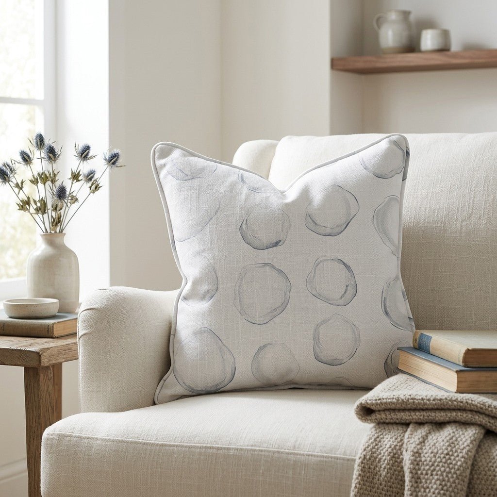 Little Pearls Throw Pillow - Lemon Park