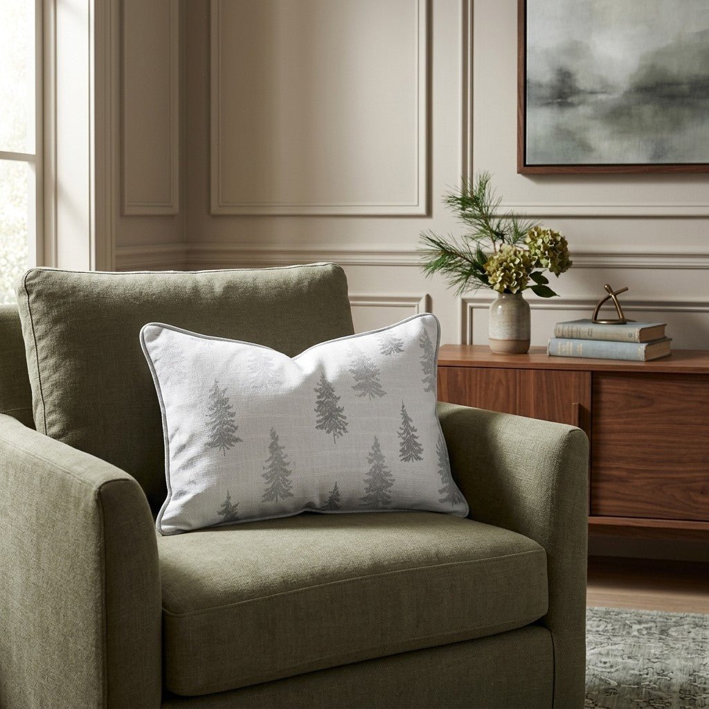 Little Pine Lane Throw Pillow - Lemon Park