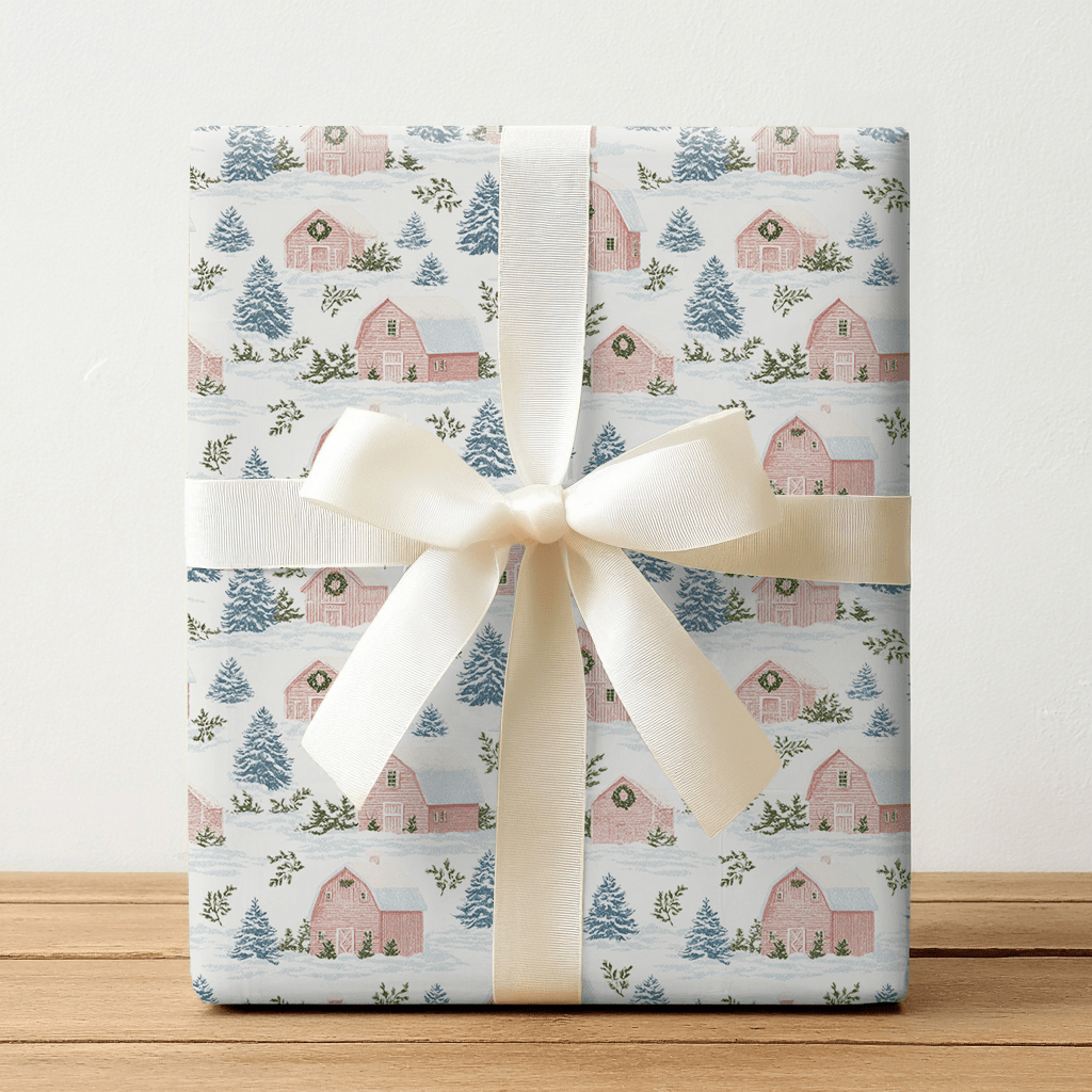 Little Town of Cheer - Wrapping Paper - Lemon Park