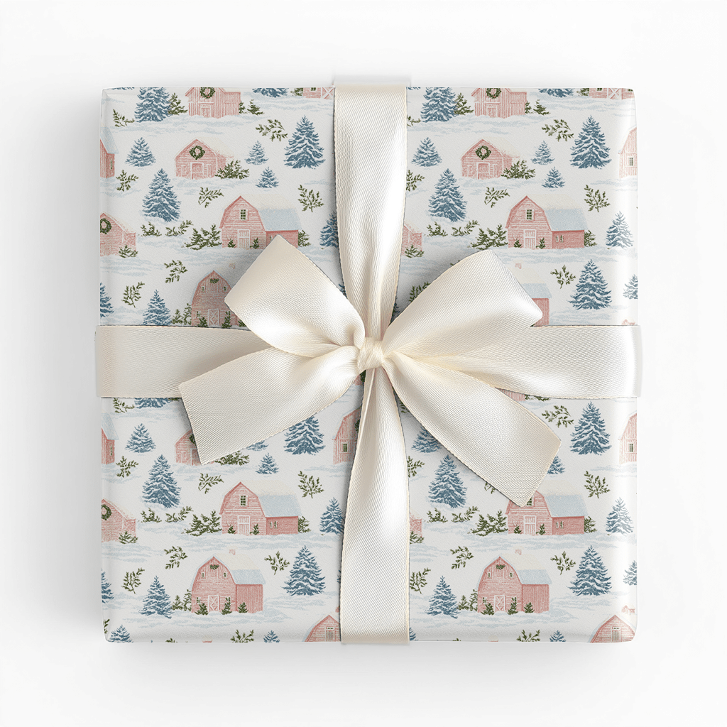 Little Town of Cheer - Wrapping Paper - Lemon Park