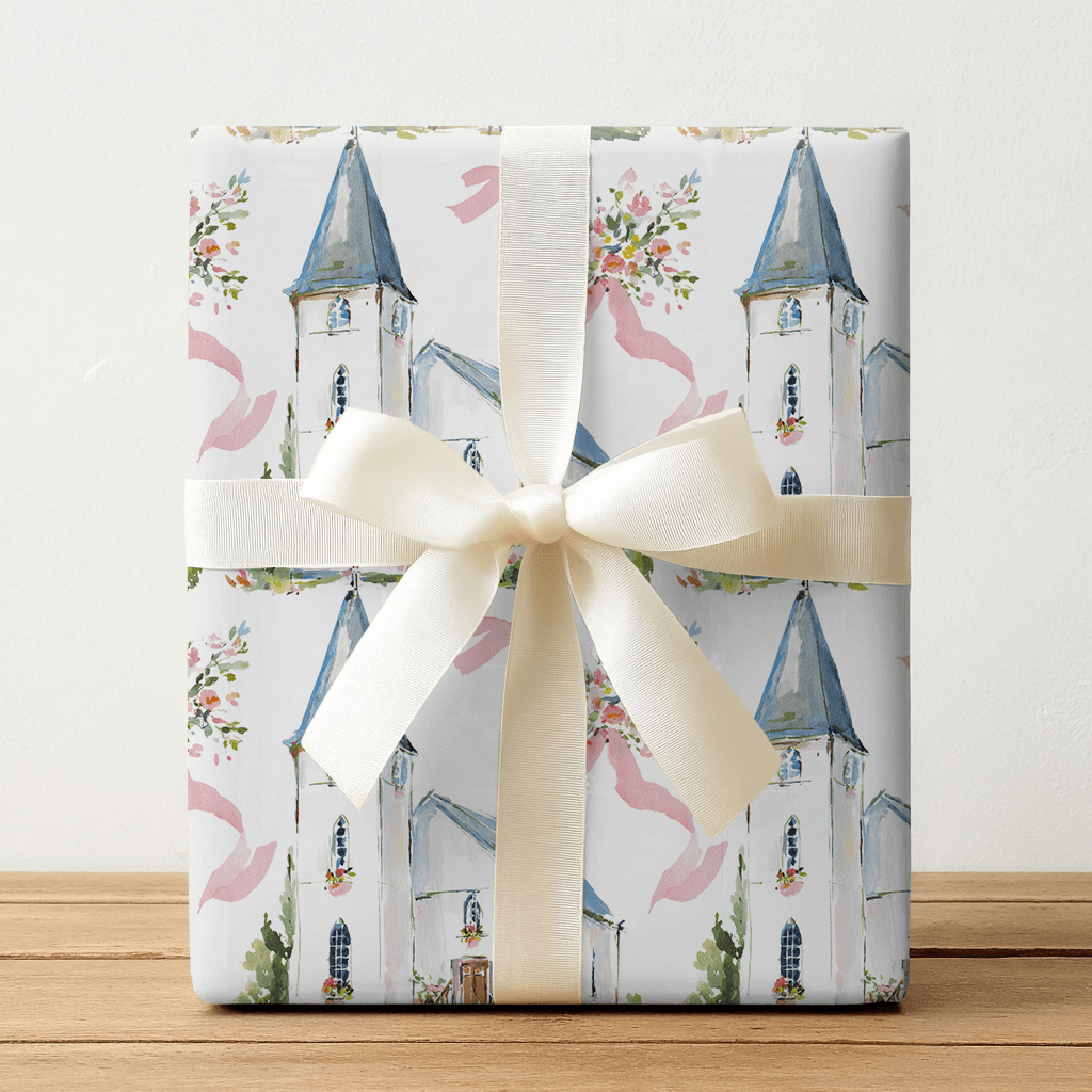 Little White Chapel - Wrapping Paper - Lemon Park