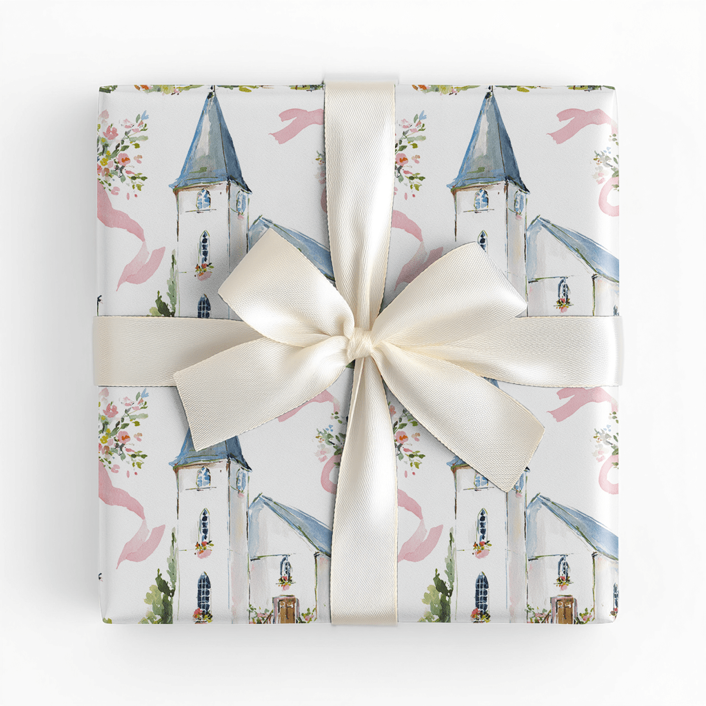 Little White Chapel - Wrapping Paper - Lemon Park