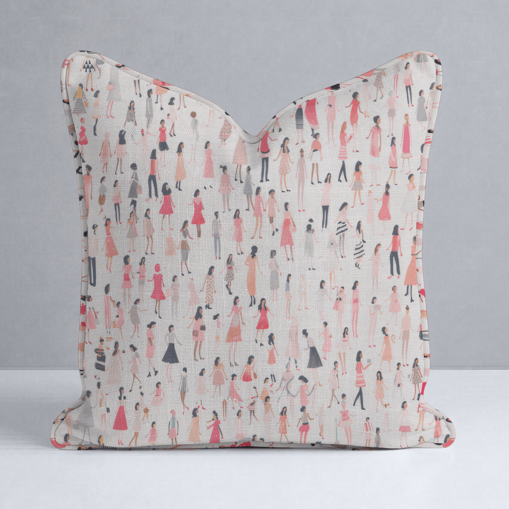 Little Women Throw Pillow - Lemon Park