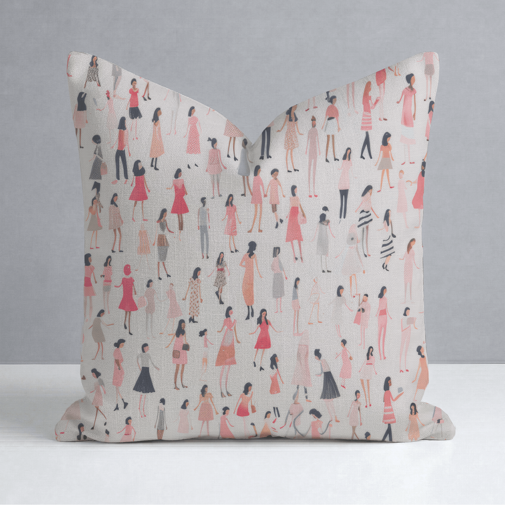Little Women Throw Pillow - Lemon Park