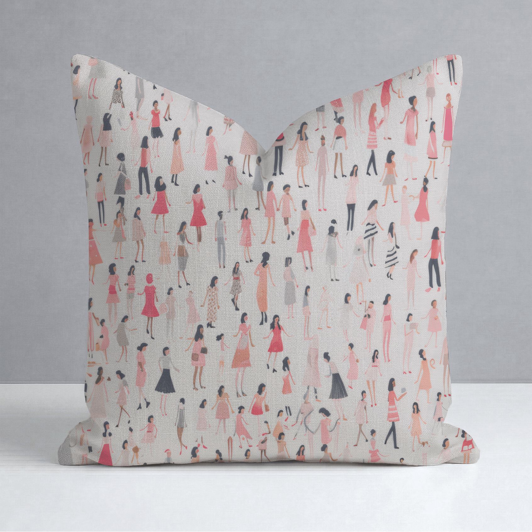 Little Women Throw Pillow - Lemon Park