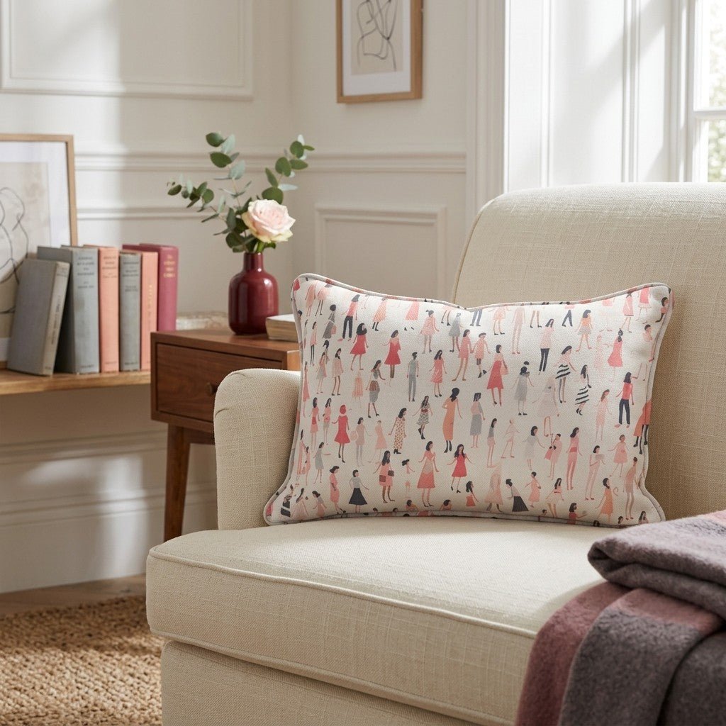 Little Women Throw Pillow - Lemon Park