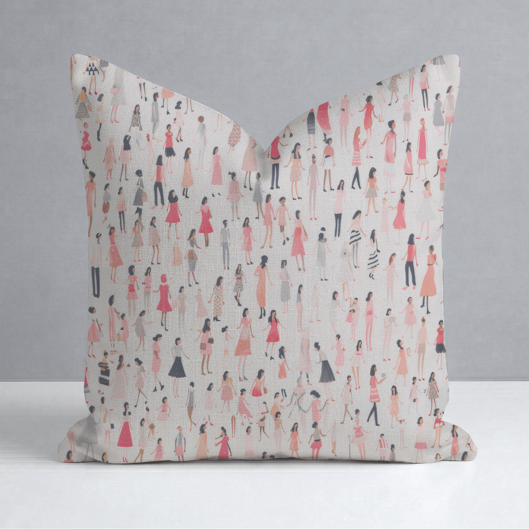 Little Women Throw Pillow - Lemon Park