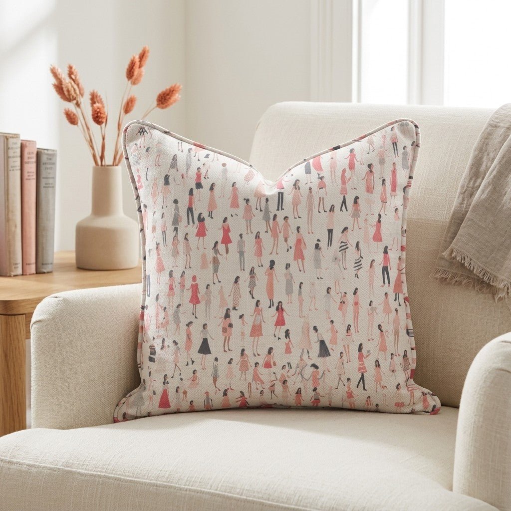 Little Women Throw Pillow - Lemon Park