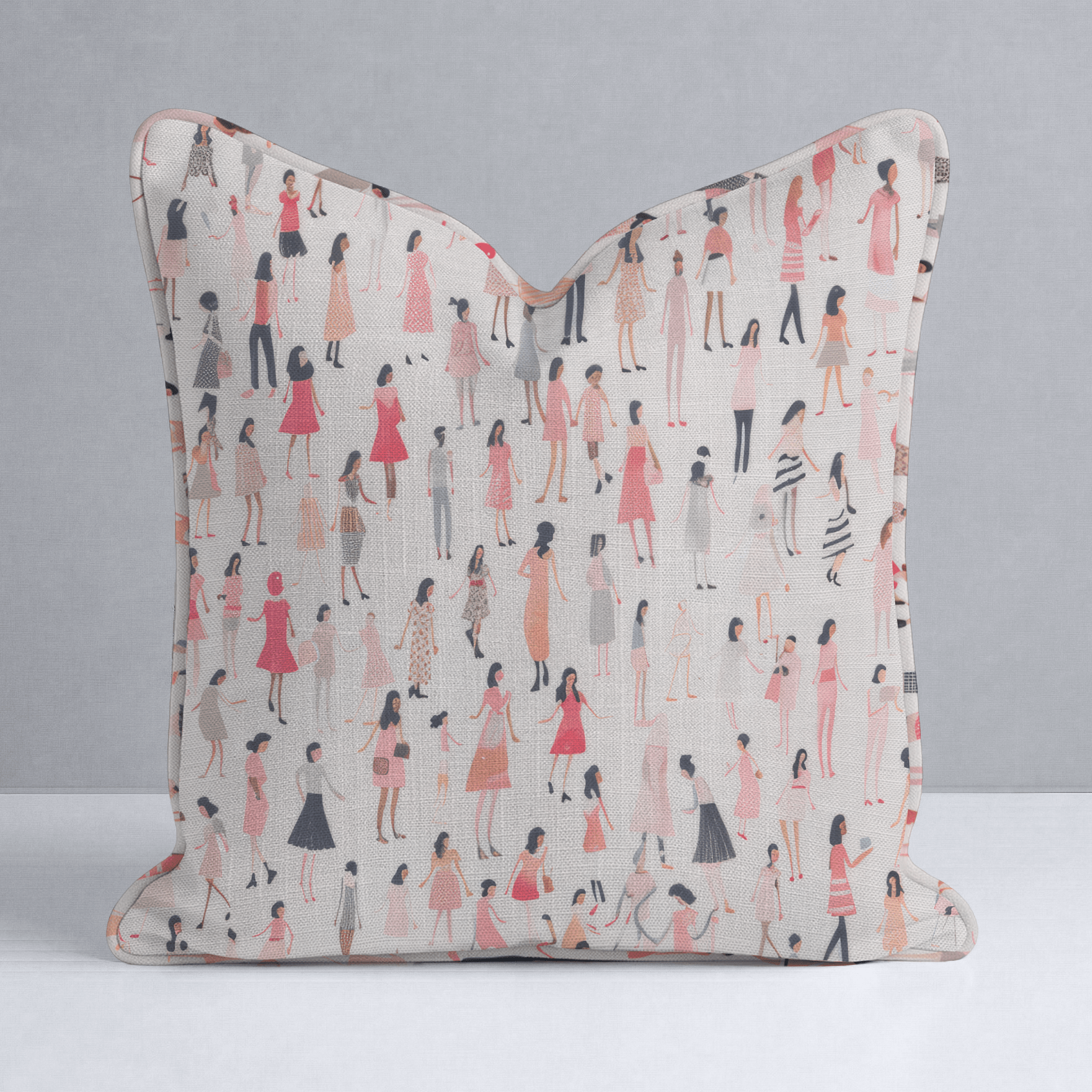 Little Women Throw Pillow - Lemon Park