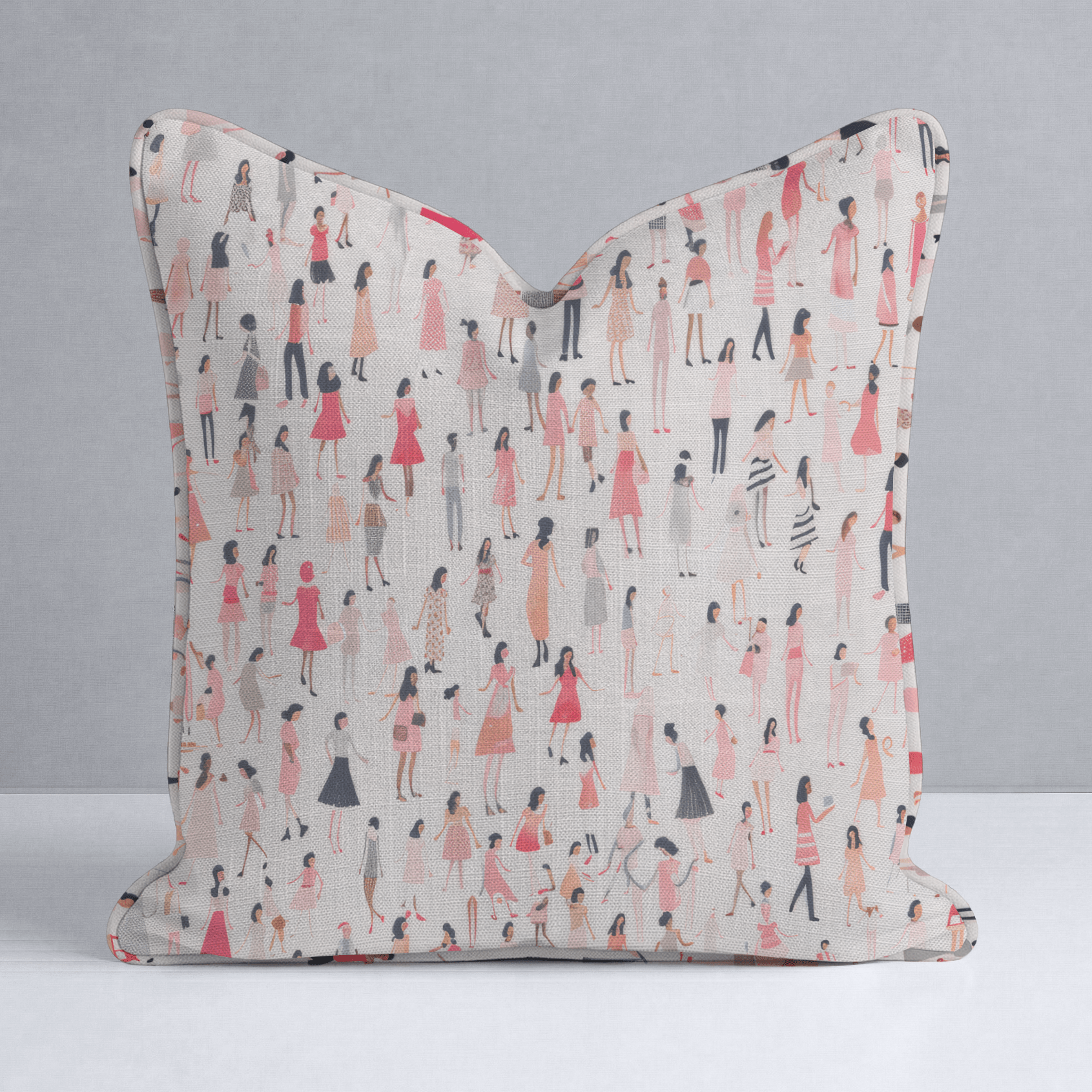 Little Women Throw Pillow - Lemon Park
