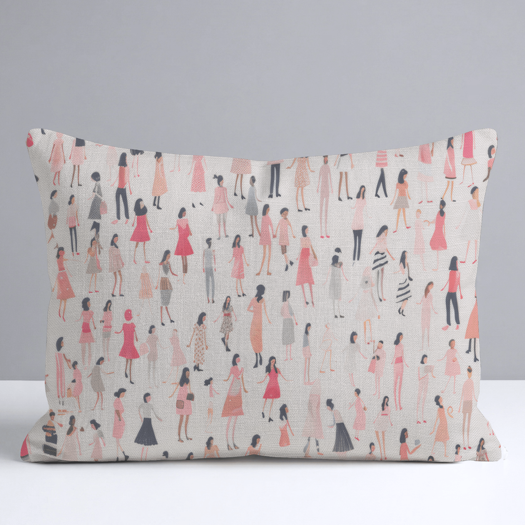 Little Women Throw Pillow - Lemon Park