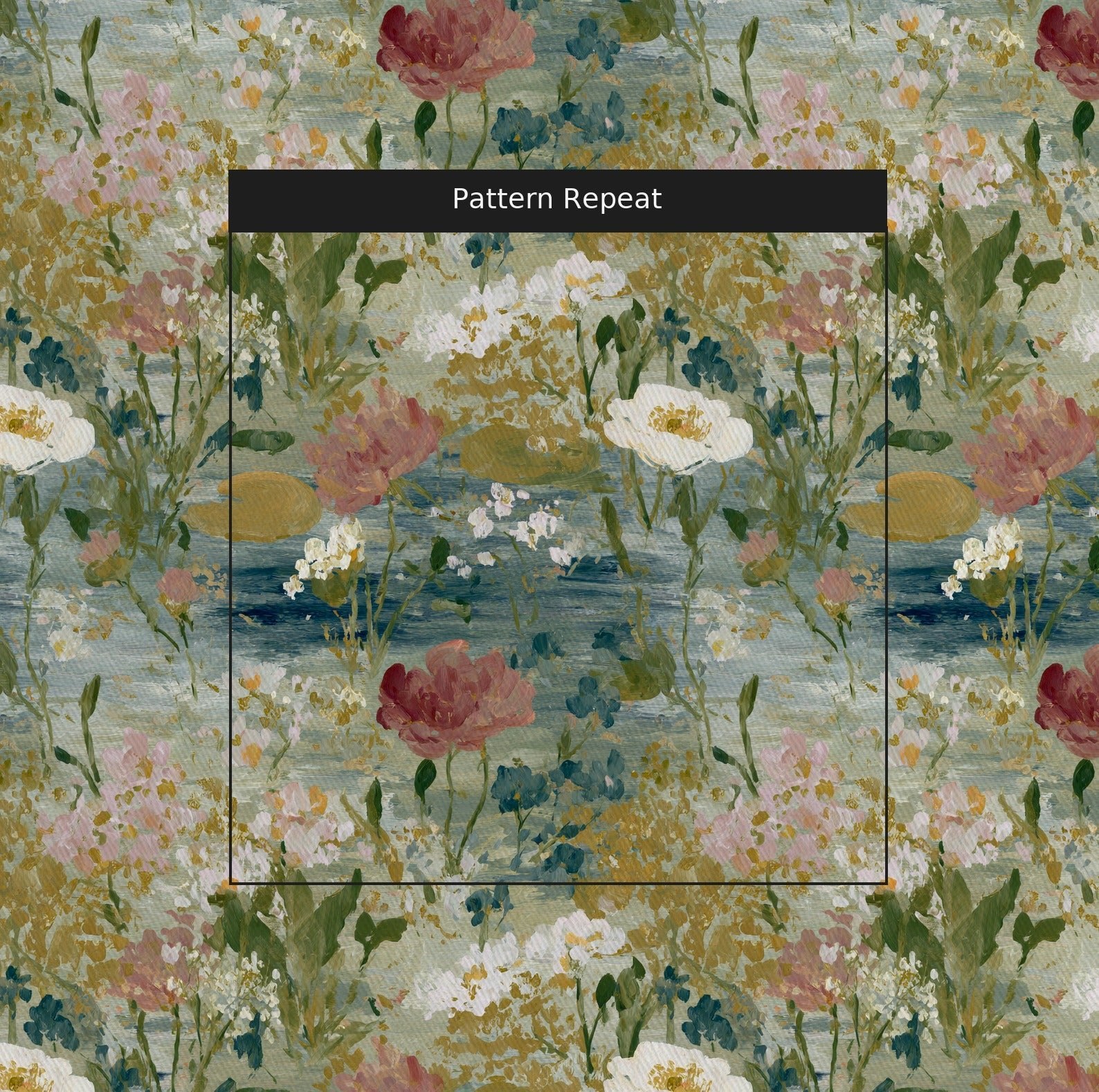 Loose Stems - Fabric - Lemon Park