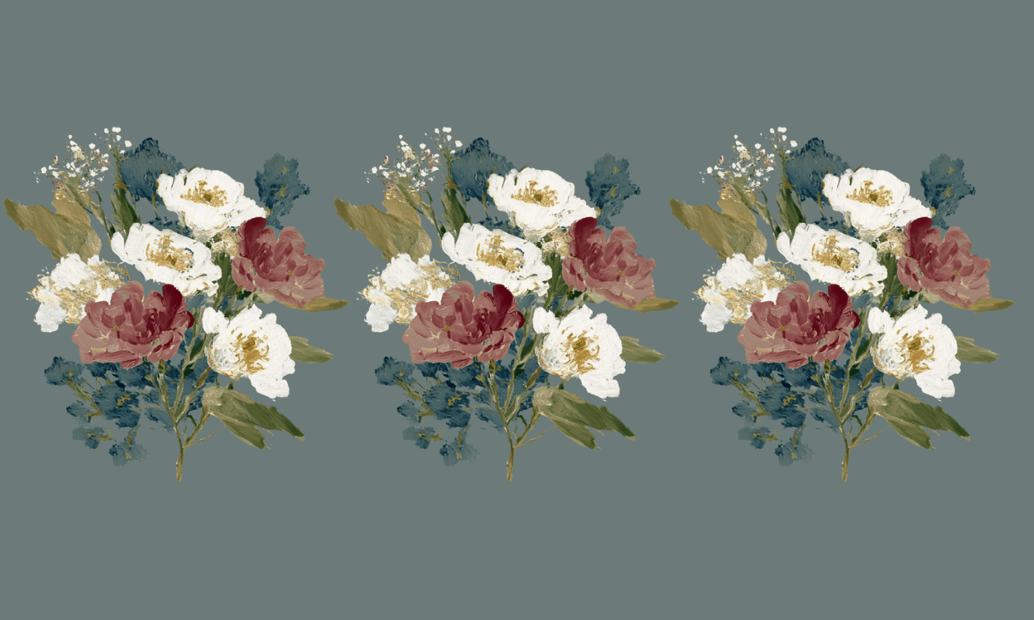 Loose Stems Florals - Tapestry - Lemon Park