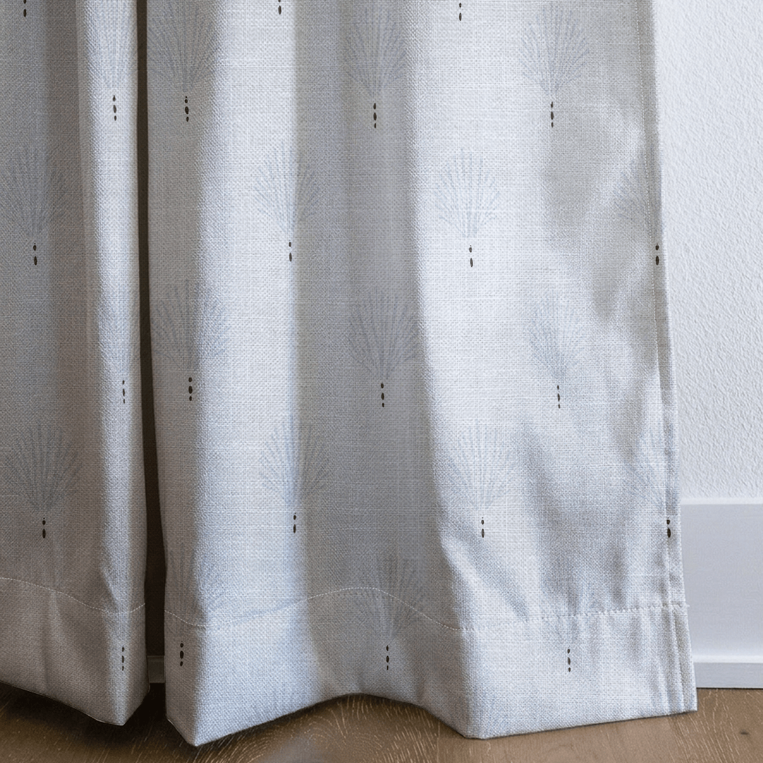 Loose Stems Lichen Block Print - Drapery - Lemon Park