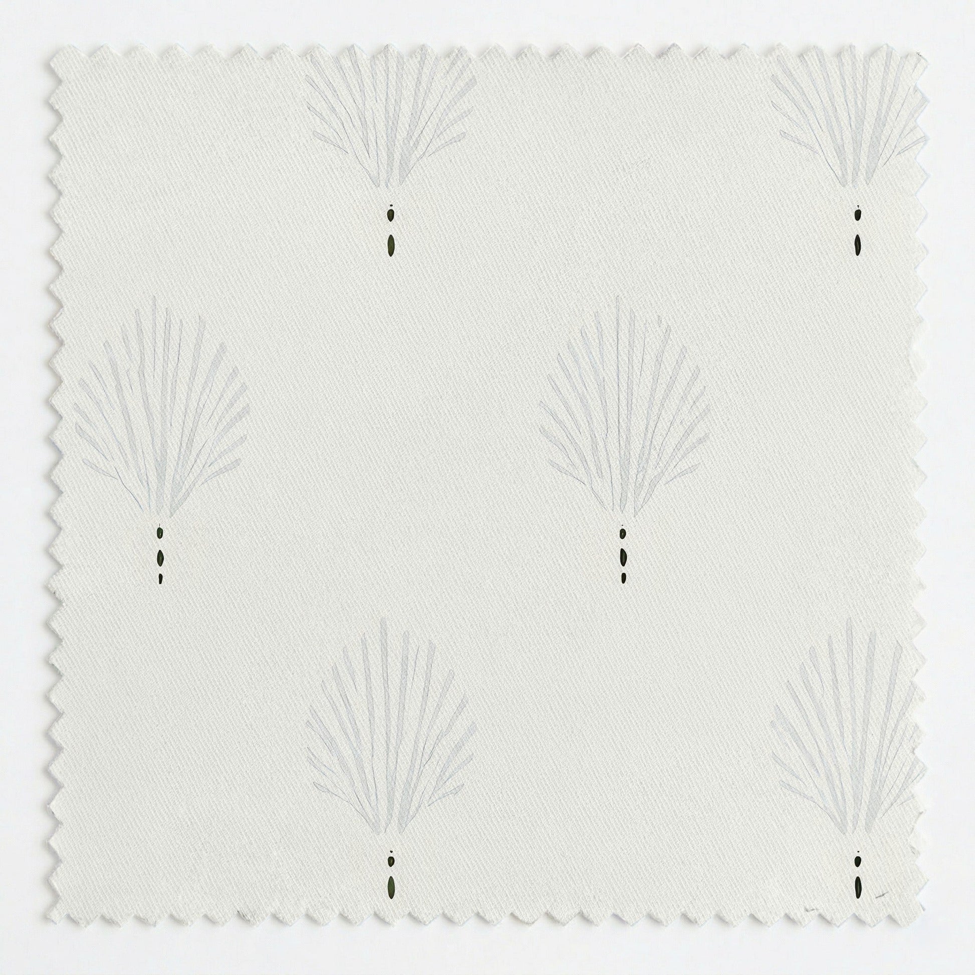 Loose Stems Lichen Block Print - Fabric - Lemon Park