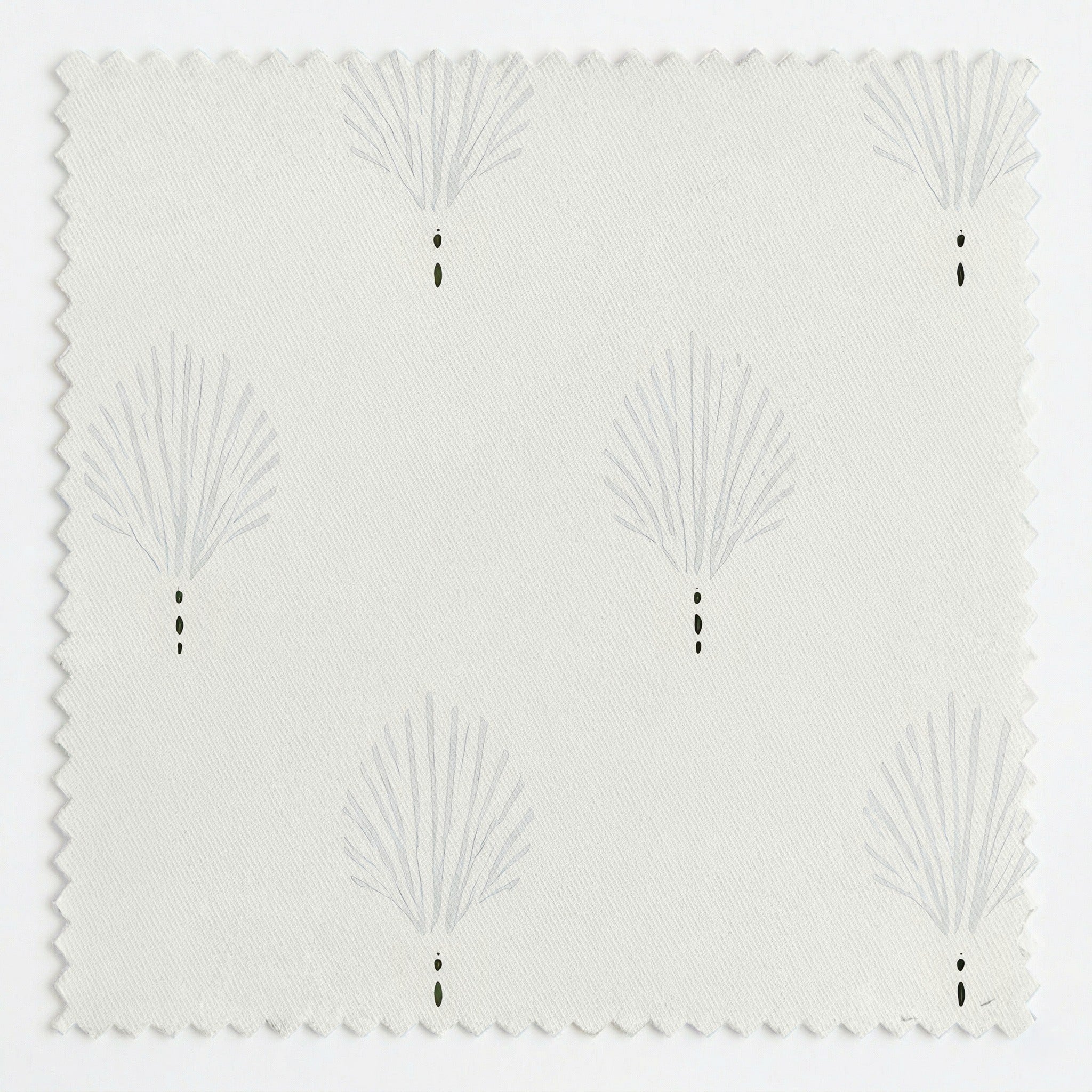 Loose Stems Lichen Block Print - Fabric - Lemon Park