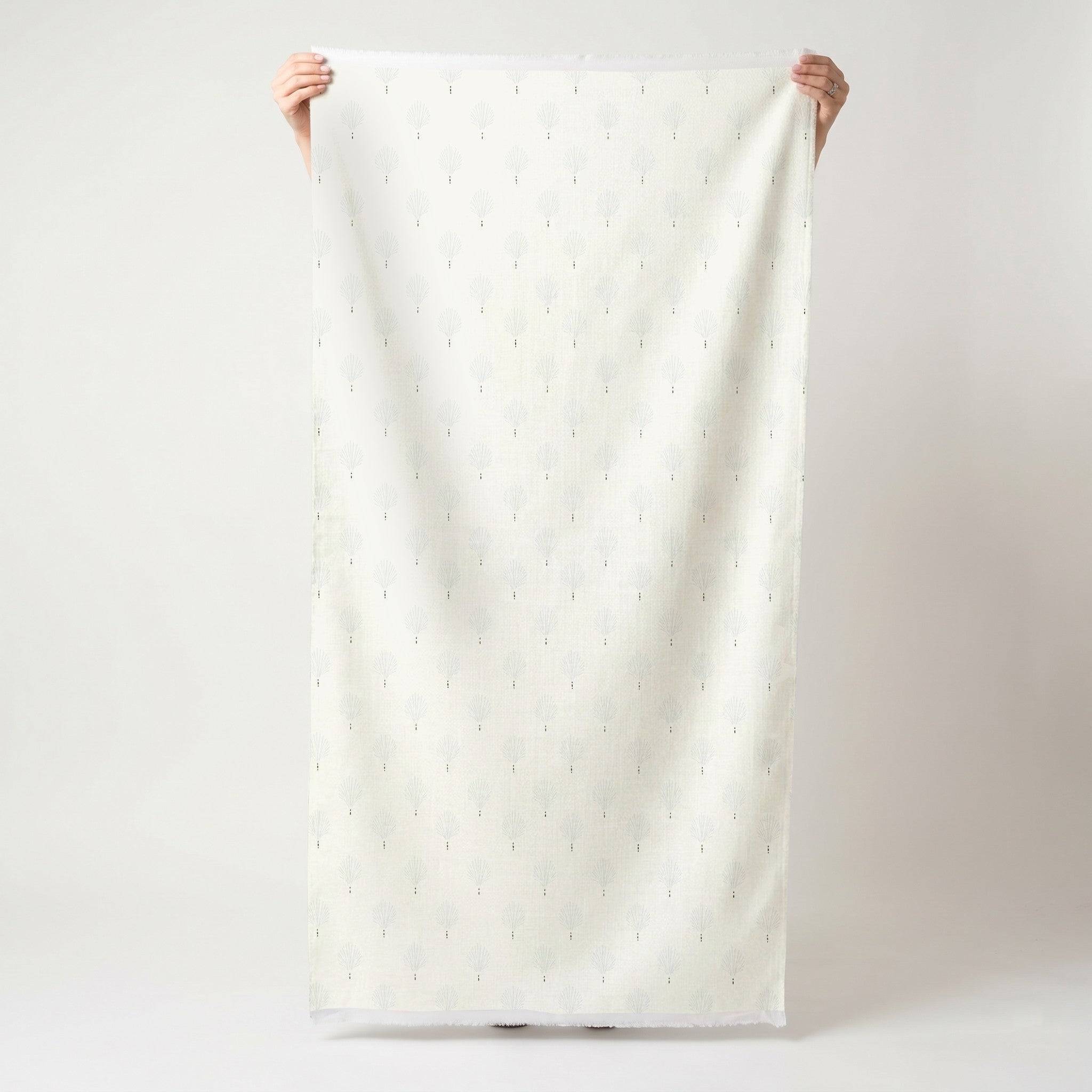Loose Stems Lichen Block Print - Fabric - Lemon Park