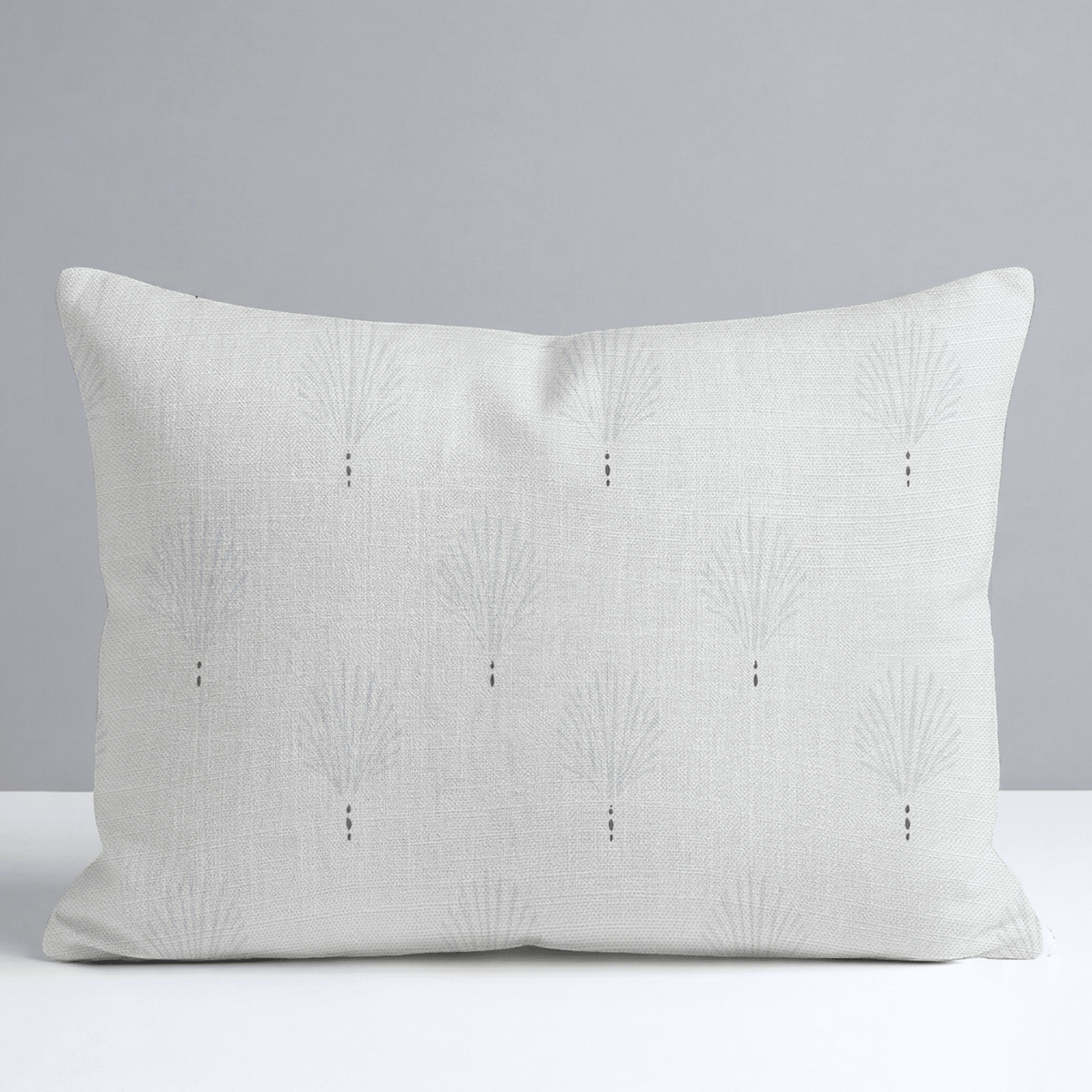 Loose Stems Lichen Block Print Throw Pillow - Lemon Park