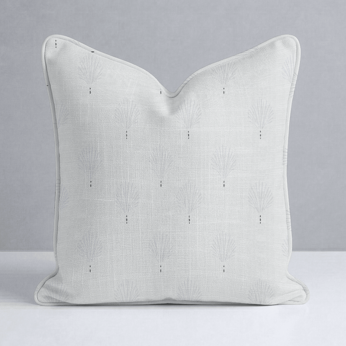 Loose Stems Lichen Block Print Throw Pillow - Lemon Park