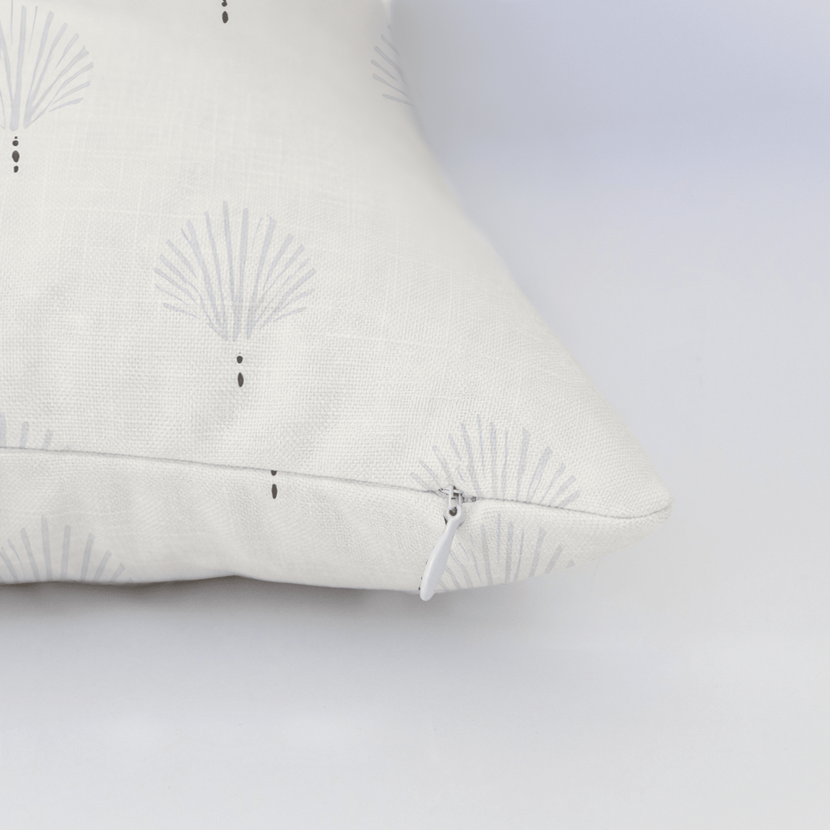 Loose Stems Lichen Block Print Throw Pillow - Lemon Park