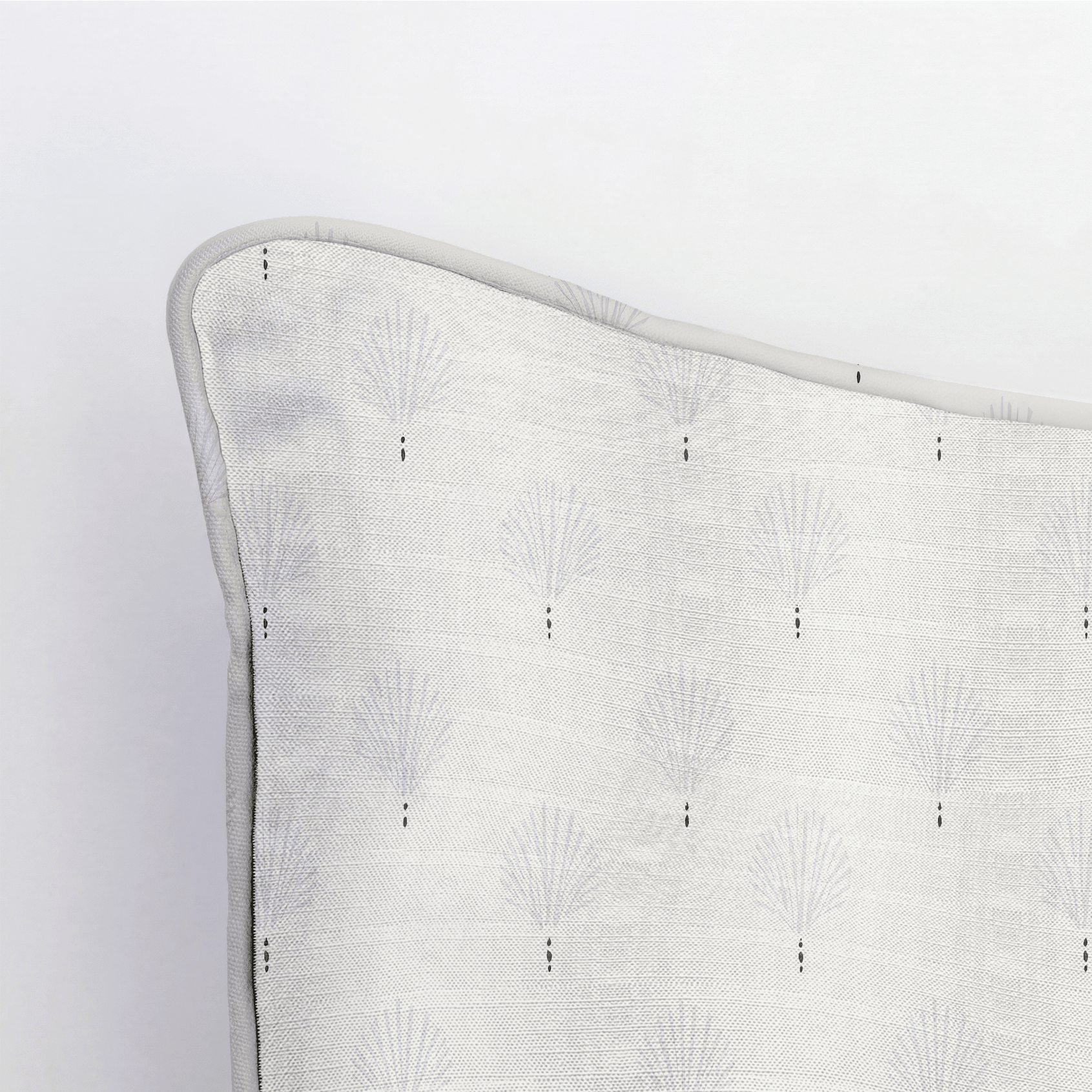 Loose Stems Lichen Block Print Throw Pillow - Lemon Park