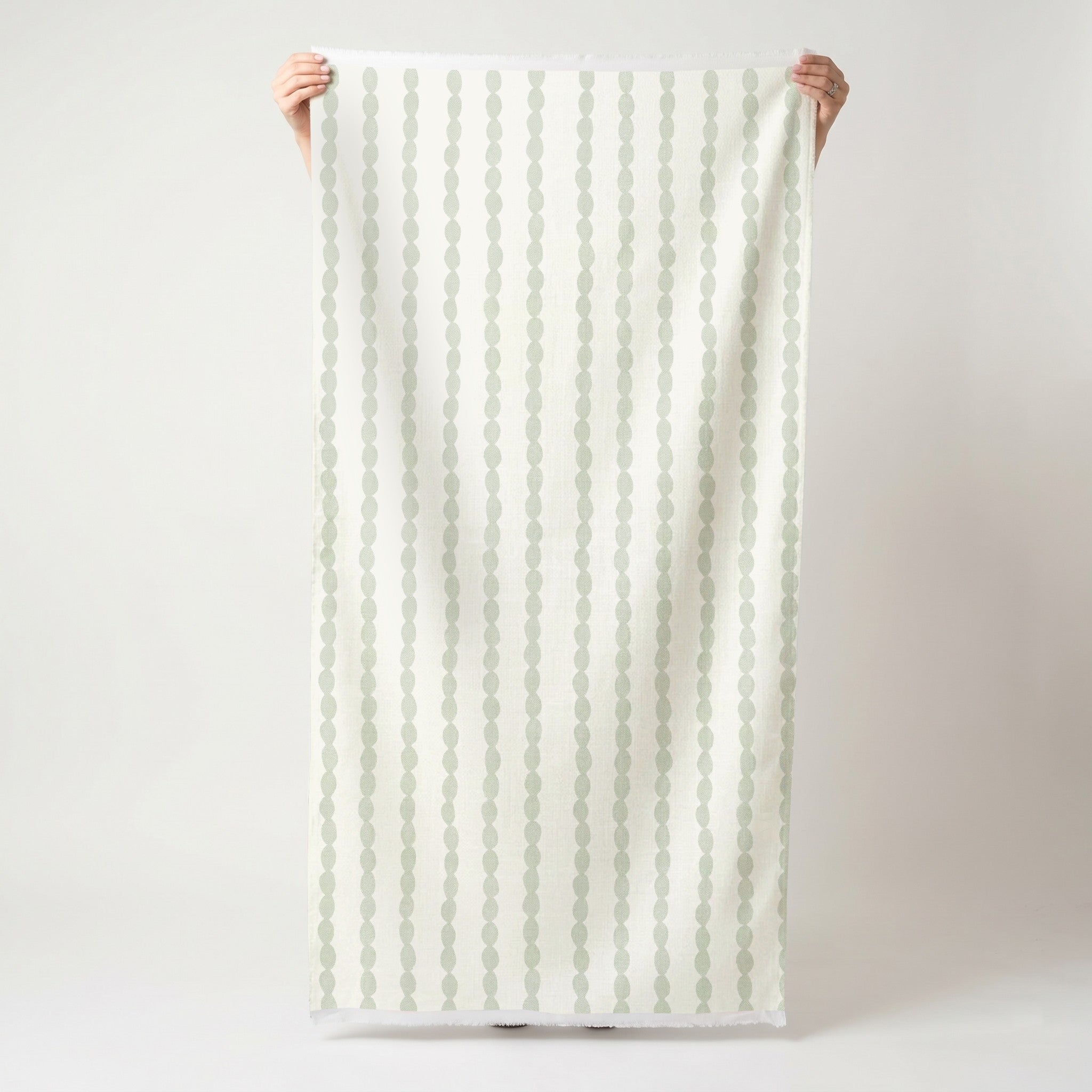 Loose Stems Lichen Chord Stripe - Fabric - Lemon Park