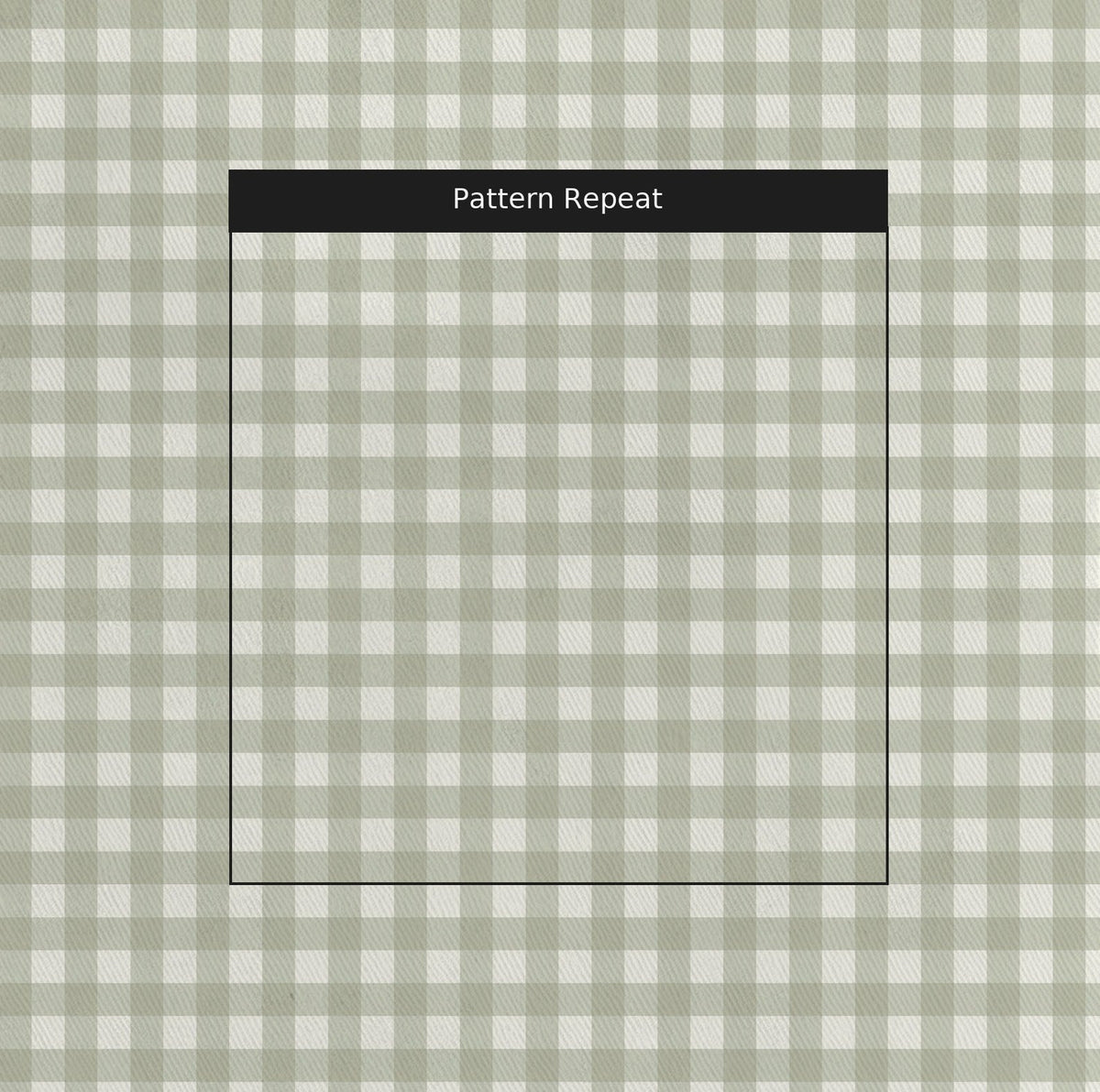 Loose Stems Lichen Gingham_ - Fabric - Lemon Park