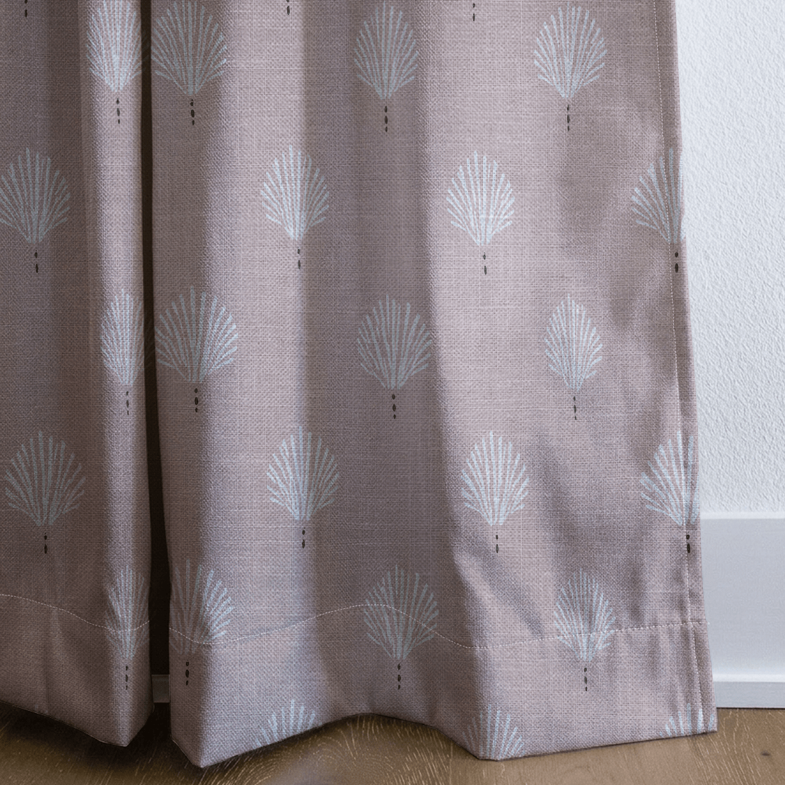 Loose Stems Petaline Block Print - Drapery - Lemon Park