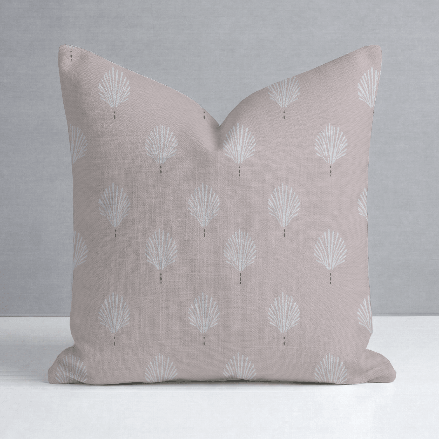 Loose Stems Petaline Block Print Throw Pillow - Lemon Park