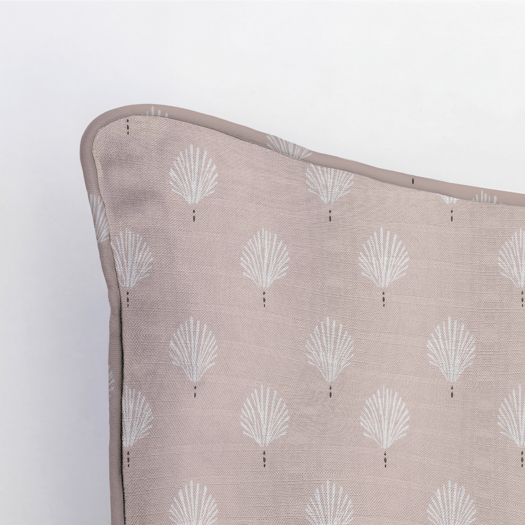 Loose Stems Petaline Block Print Throw Pillow - Lemon Park