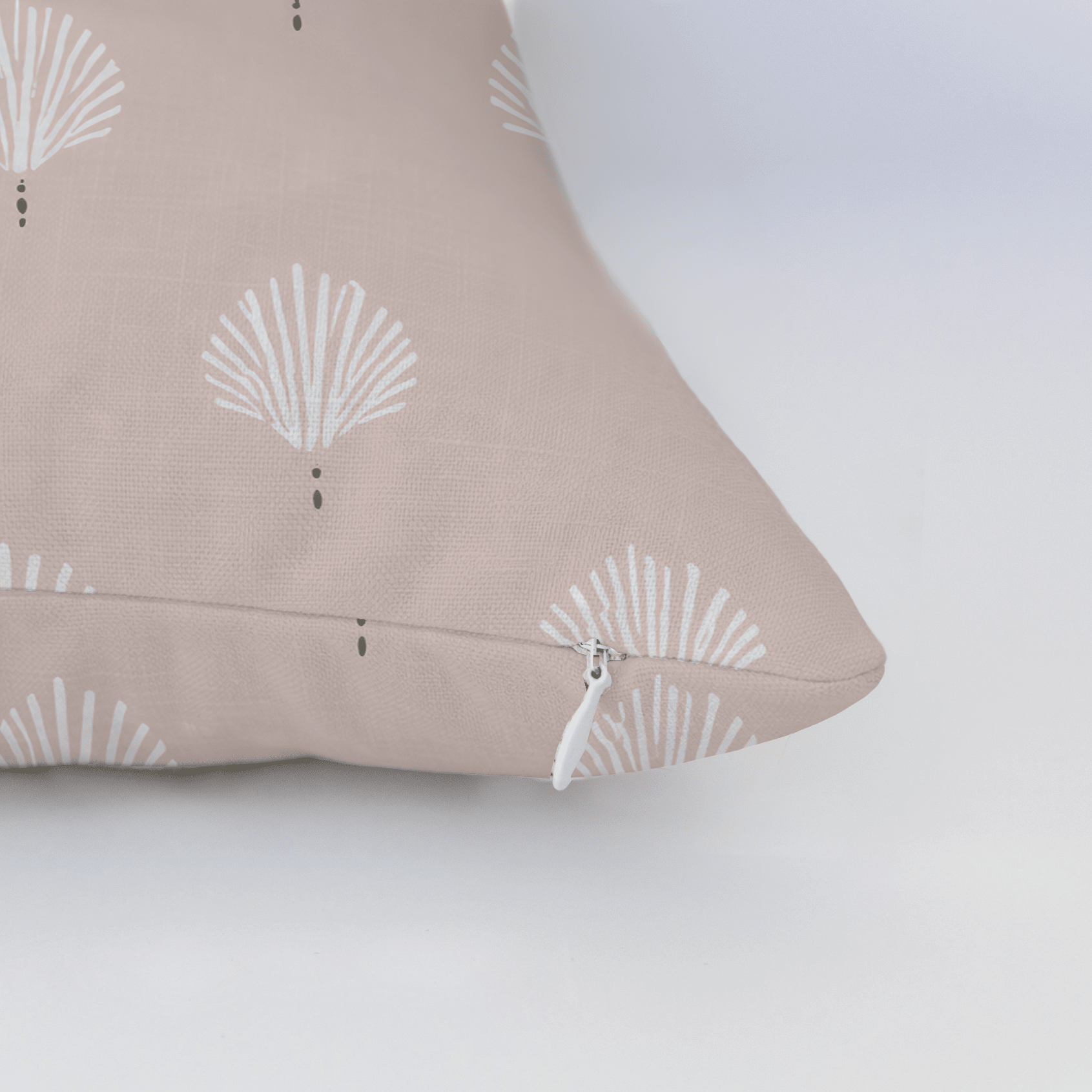 Loose Stems Petaline Block Print Throw Pillow - Lemon Park