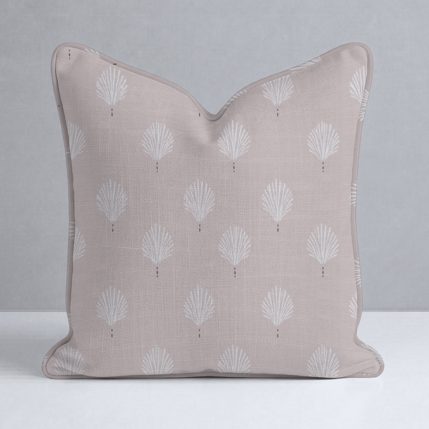 Loose Stems Petaline Block Print Throw Pillow - Lemon Park