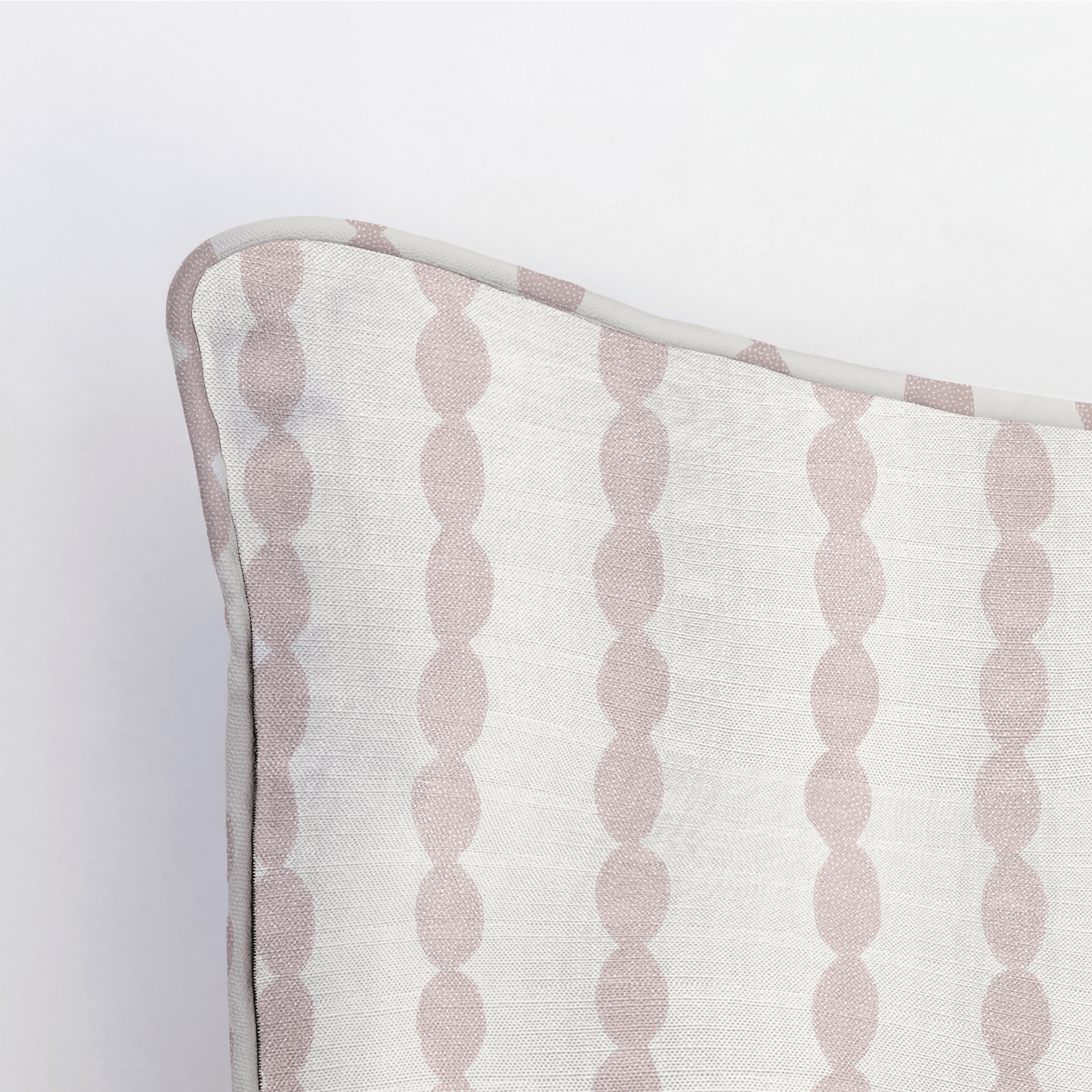 Loose Stems Petaline Chord Stripe Throw Pillow - Lemon Park