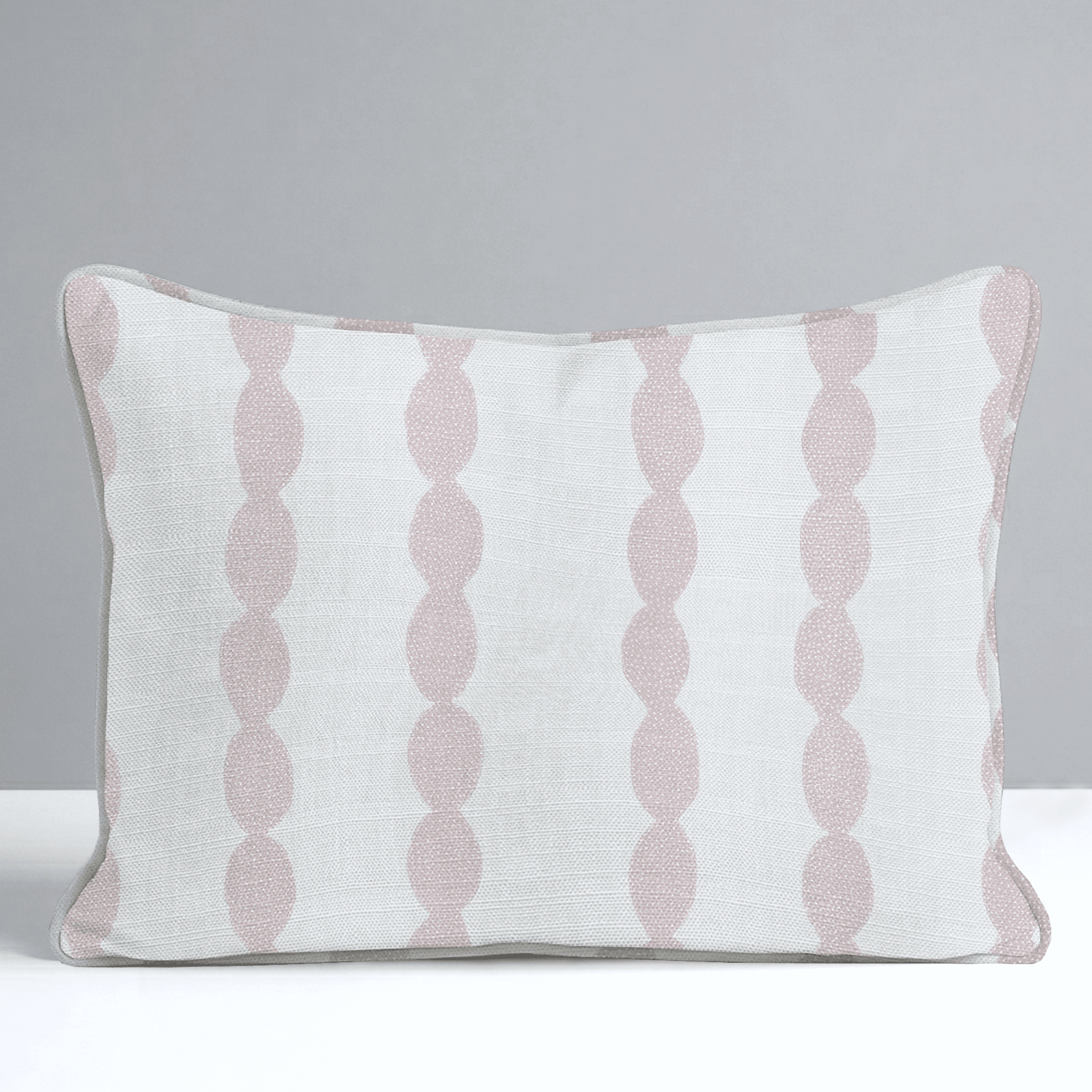 Loose Stems Petaline Chord Stripe Throw Pillow - Lemon Park