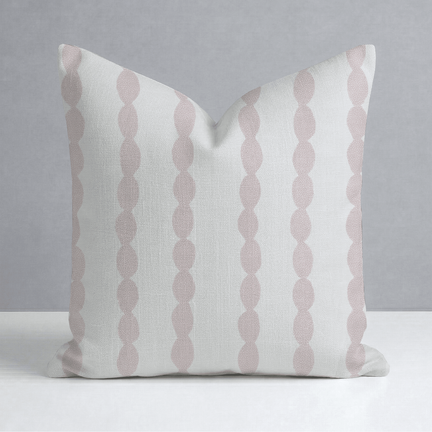 Loose Stems Petaline Chord Stripe Throw Pillow - Lemon Park