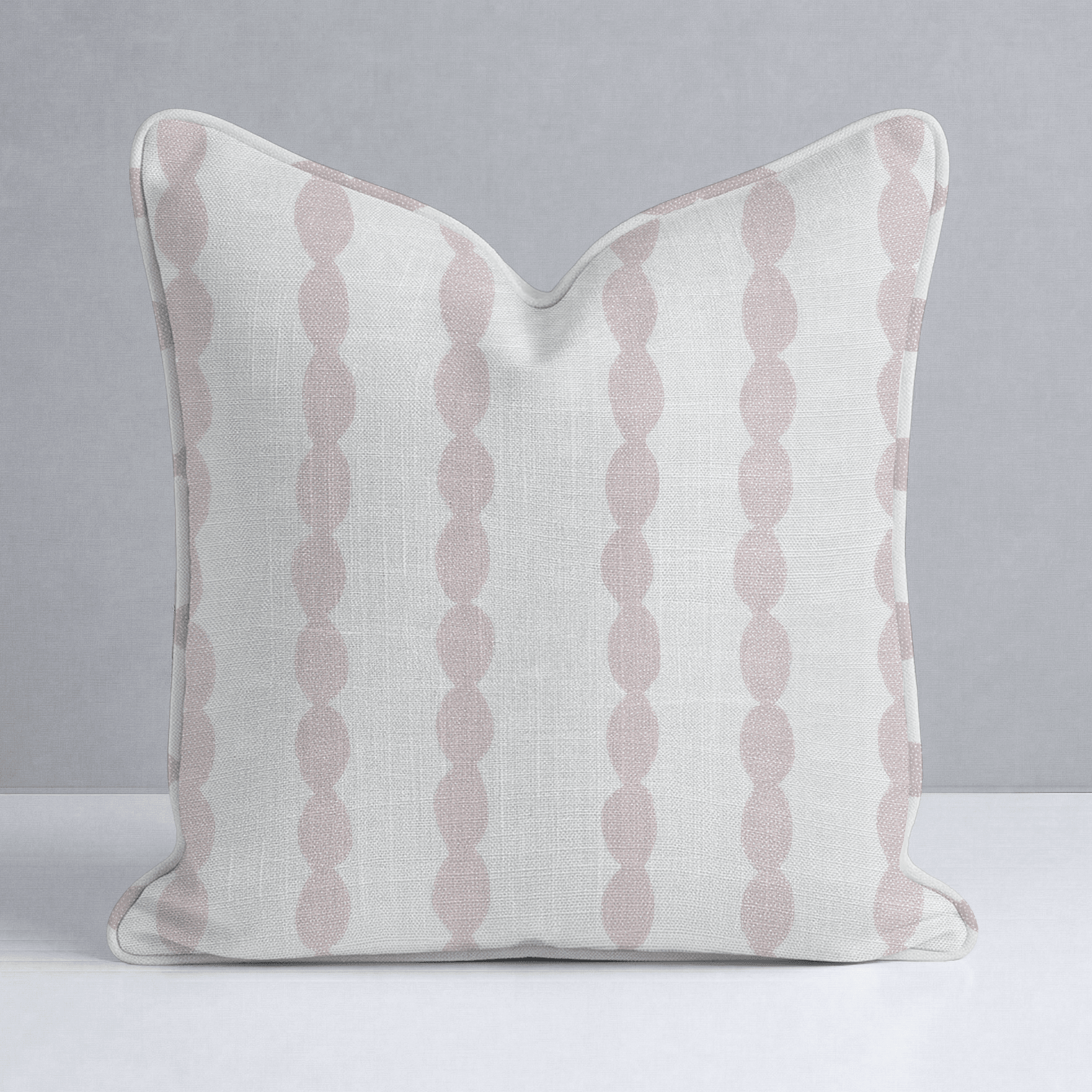 Loose Stems Petaline Chord Stripe Throw Pillow - Lemon Park