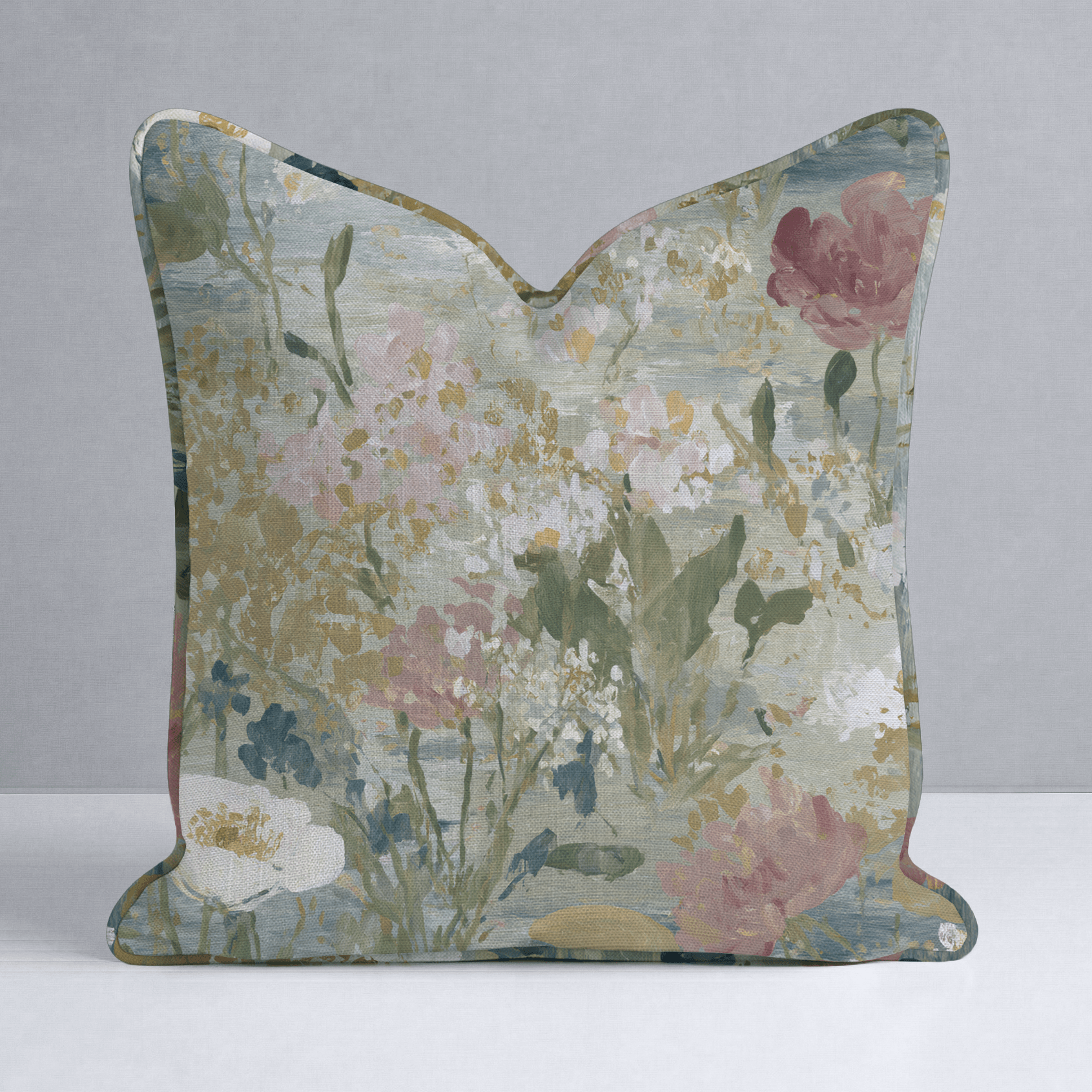 Loose Stems Throw Pillow - Lemon Park