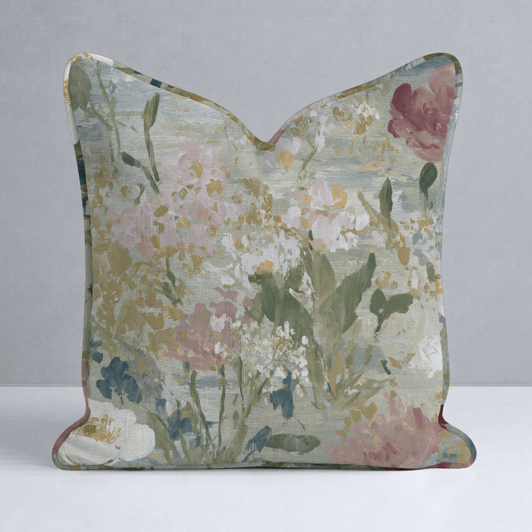Loose Stems Throw Pillow - Lemon Park