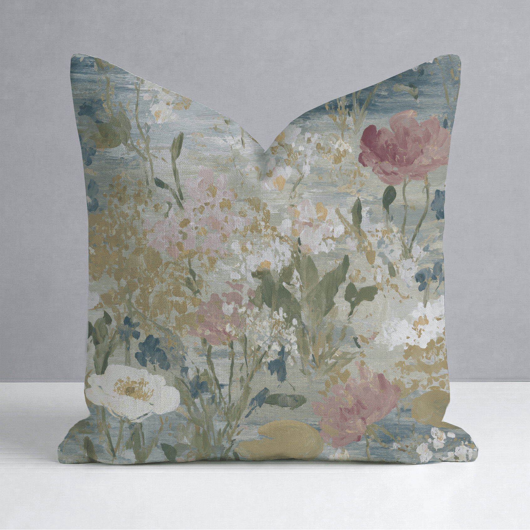 Loose Stems Throw Pillow - Lemon Park