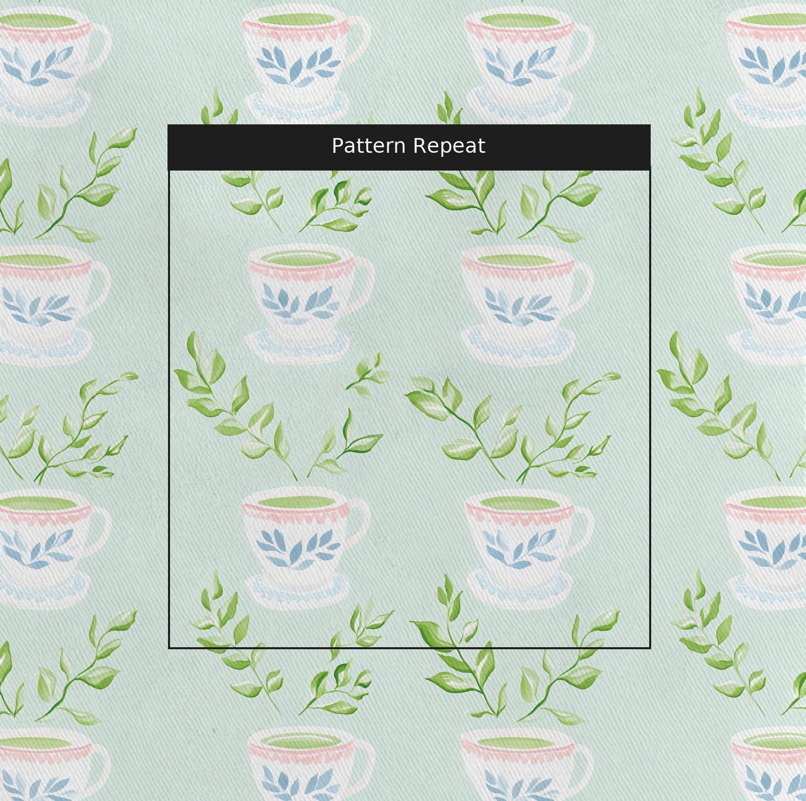 Love You So Matcha - Fabric - Lemon Park