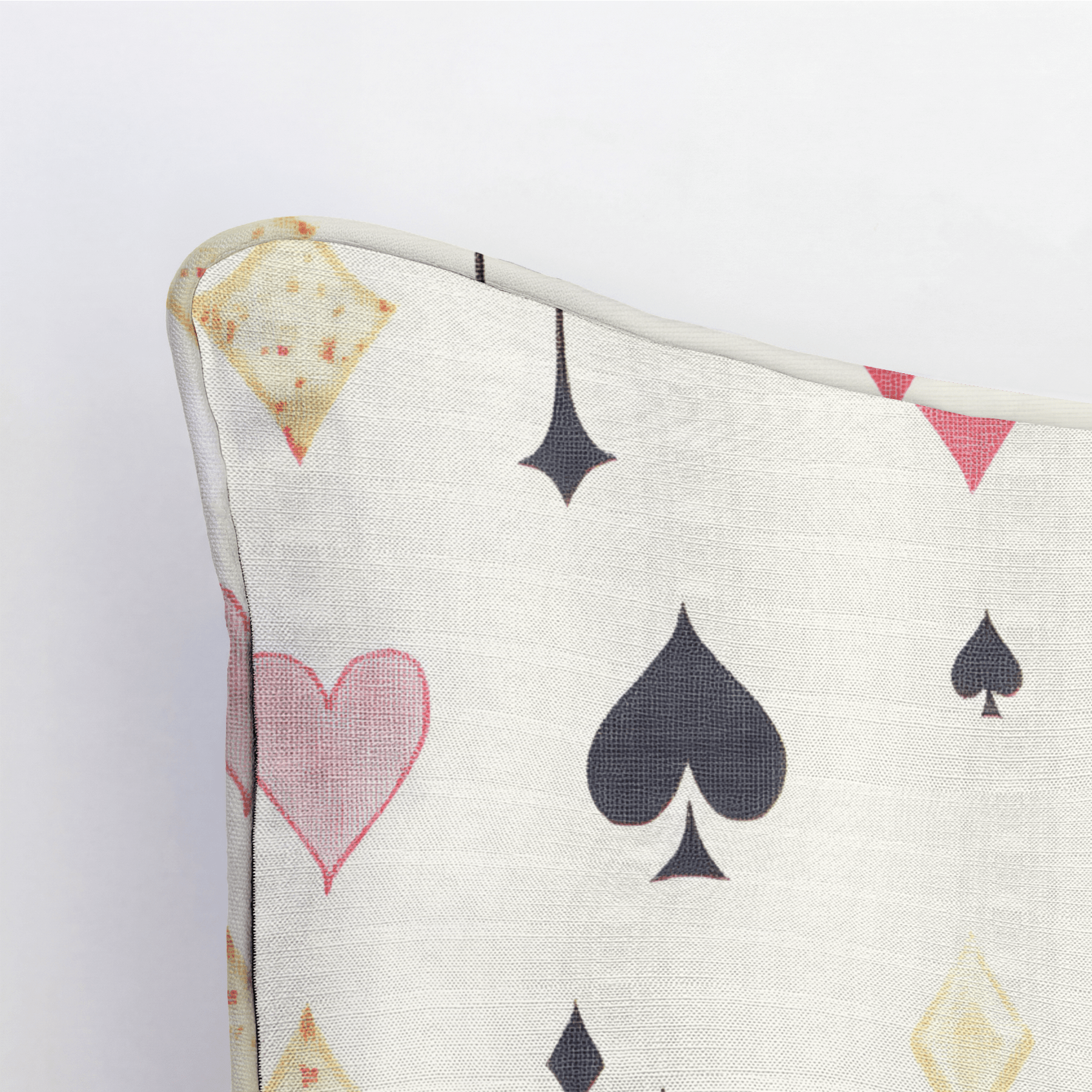 Luck of the Draw Throw Pillow - Lemon Park