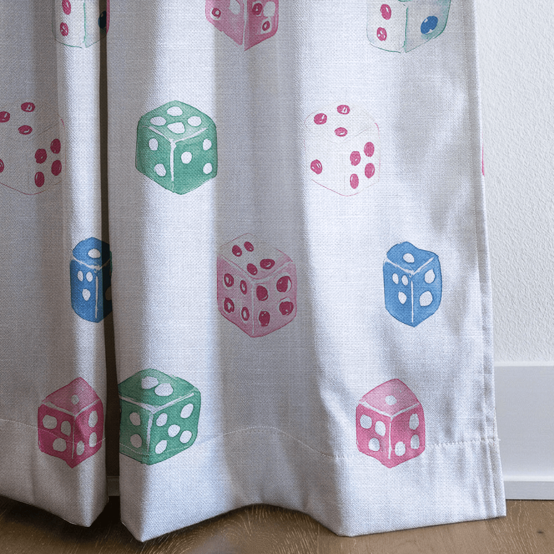 Lucky Dice - Drapery - Lemon Park
