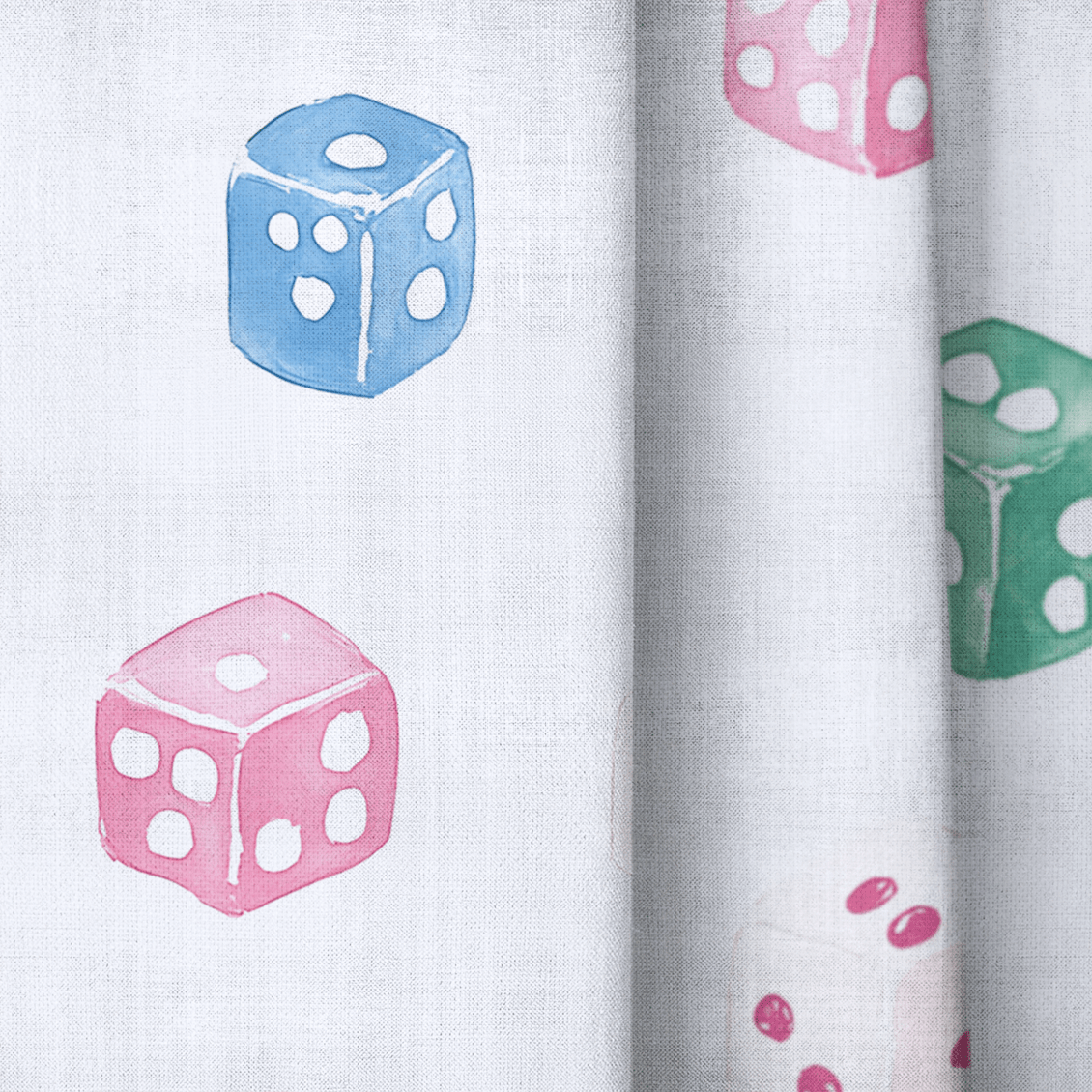 Lucky Dice - Drapery - Lemon Park
