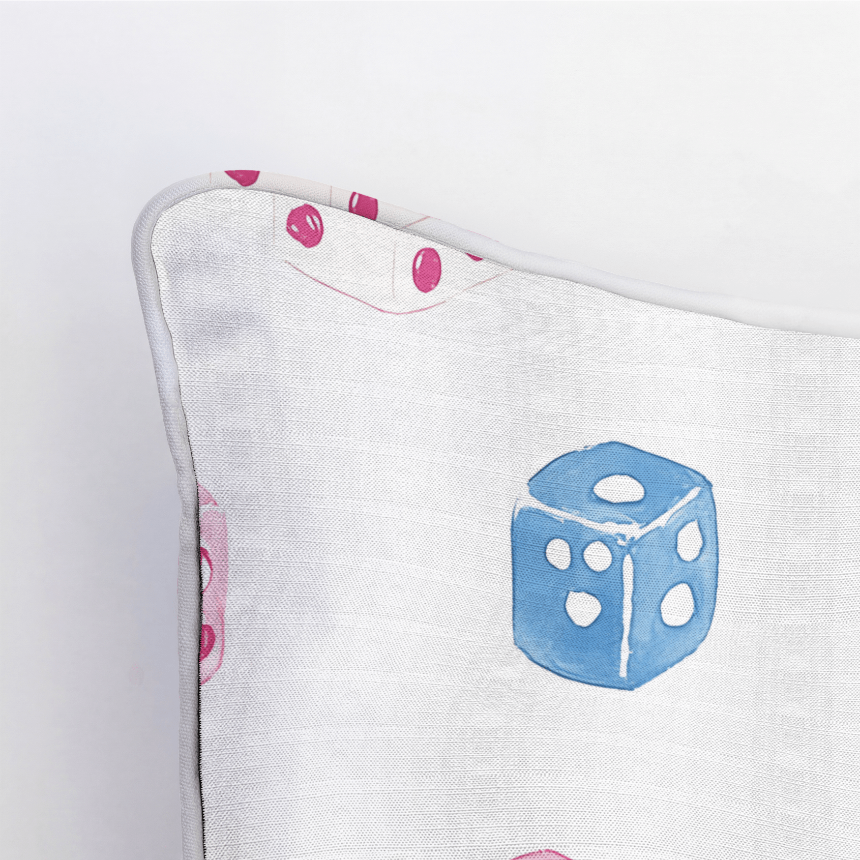 Lucky Dice Throw Pillow - Lemon Park