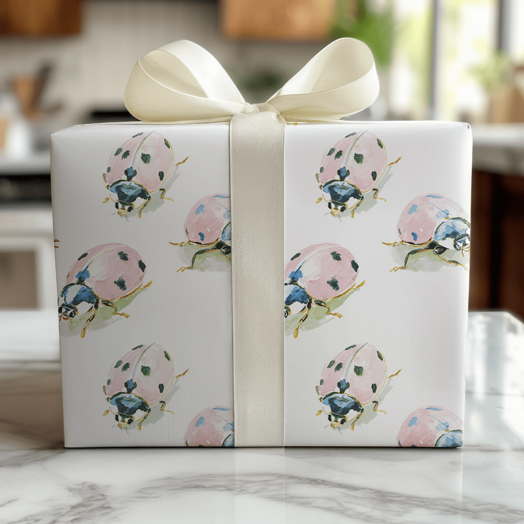 Lucy Ladybug - Wrapping Paper - Lemon Park