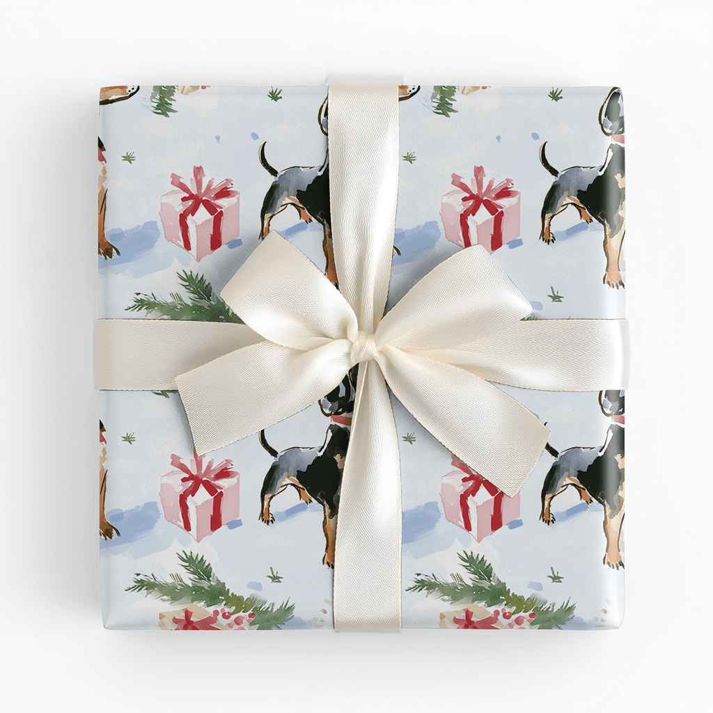 Lulu Snowday - Wrapping Paper - Lemon Park
