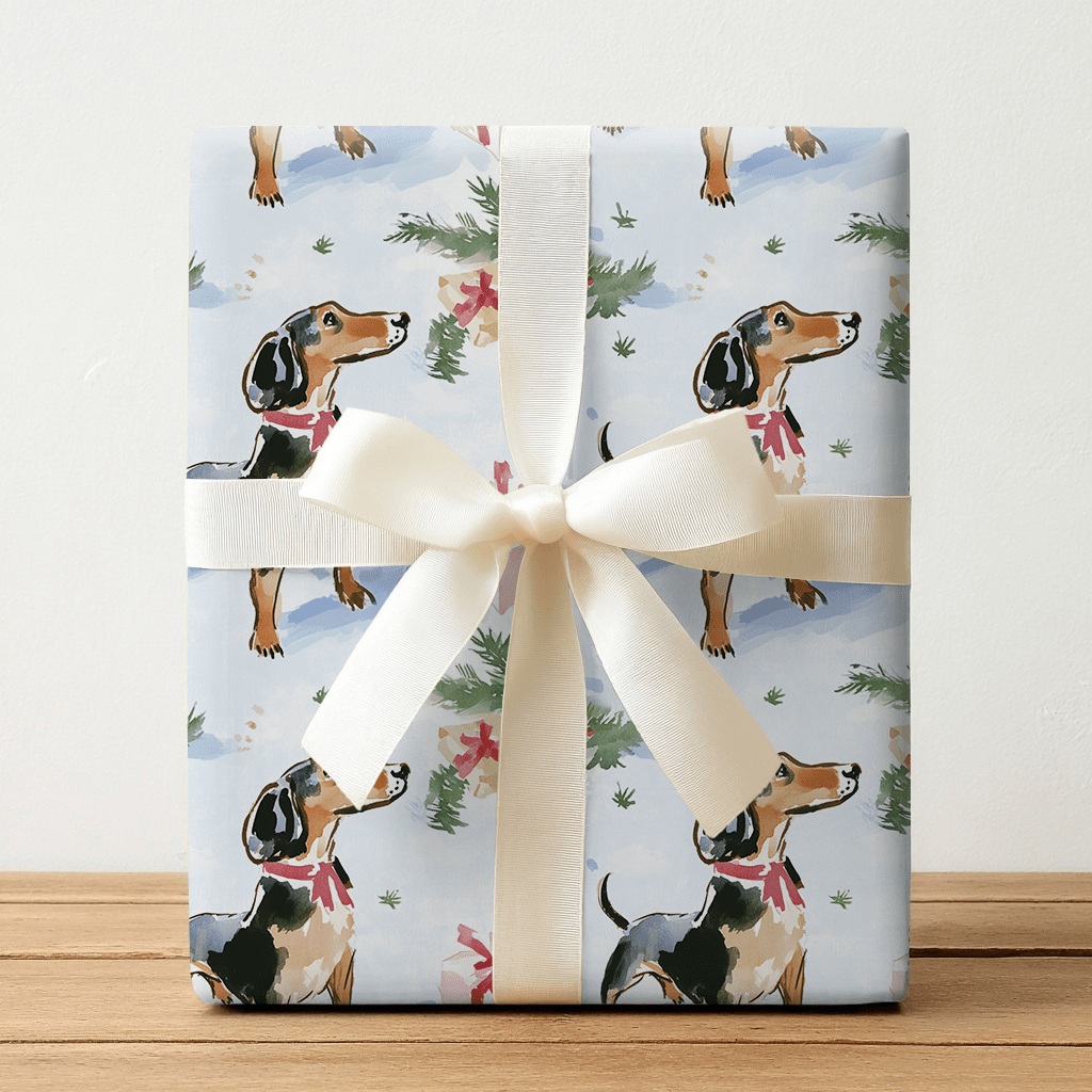 Lulu Snowday - Wrapping Paper - Lemon Park