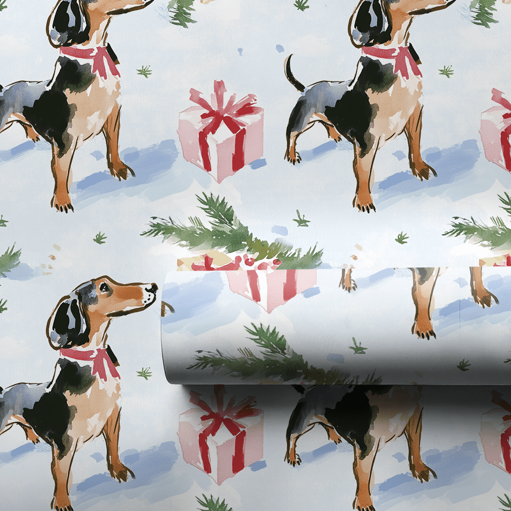 Lulu Snowday - Wrapping Paper - Lemon Park