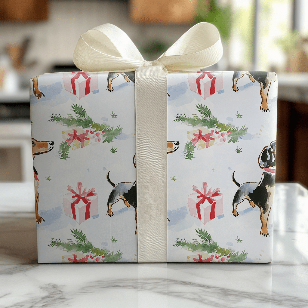 Lulu Snowday - Wrapping Paper - Lemon Park